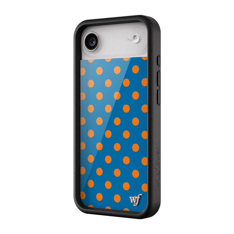 Polka Dot | Blue and Orange iPhone Case