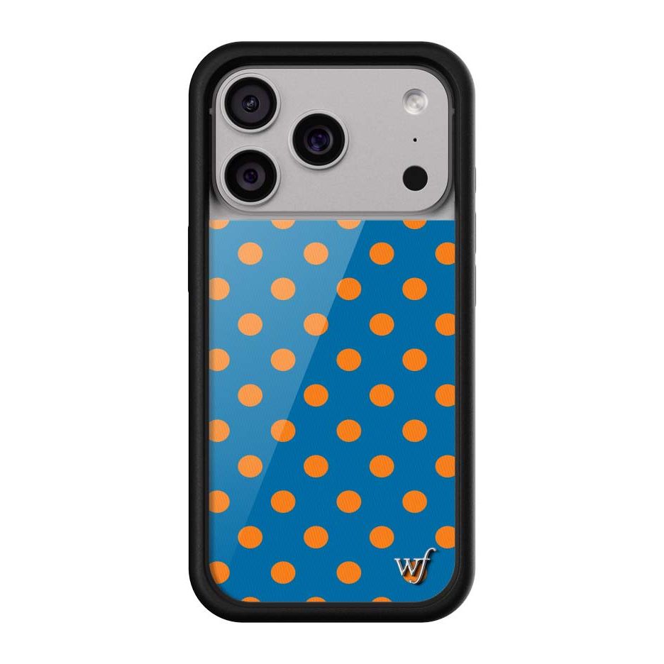 Polka Dot | Blue and Orange iPhone Case