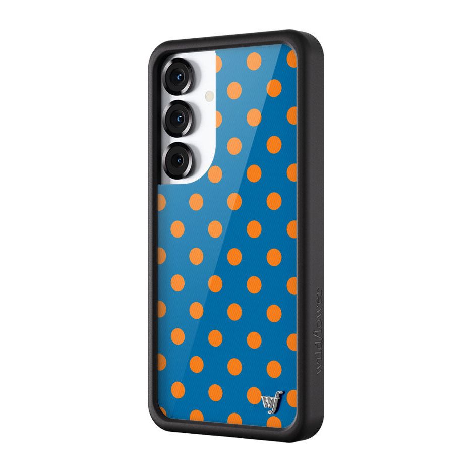 Polka Dot | Blue and Orange Samsung Galaxy Case