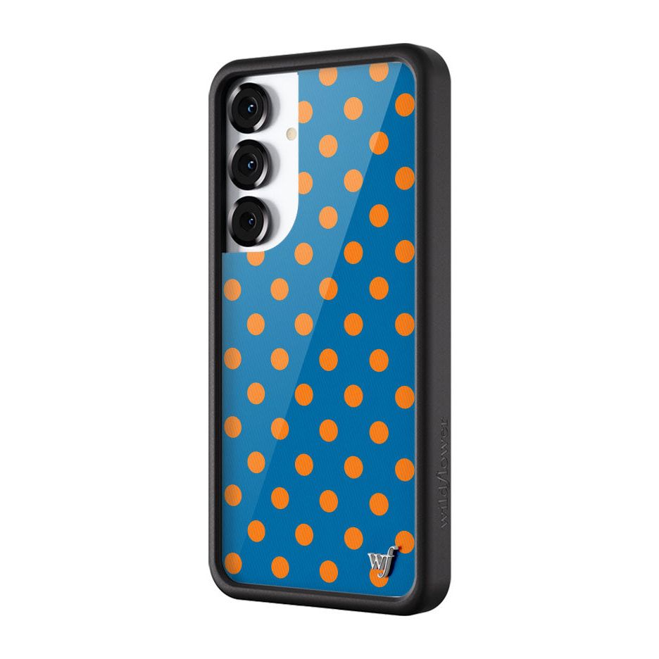 Polka Dot | Blue and Orange Samsung Galaxy Case