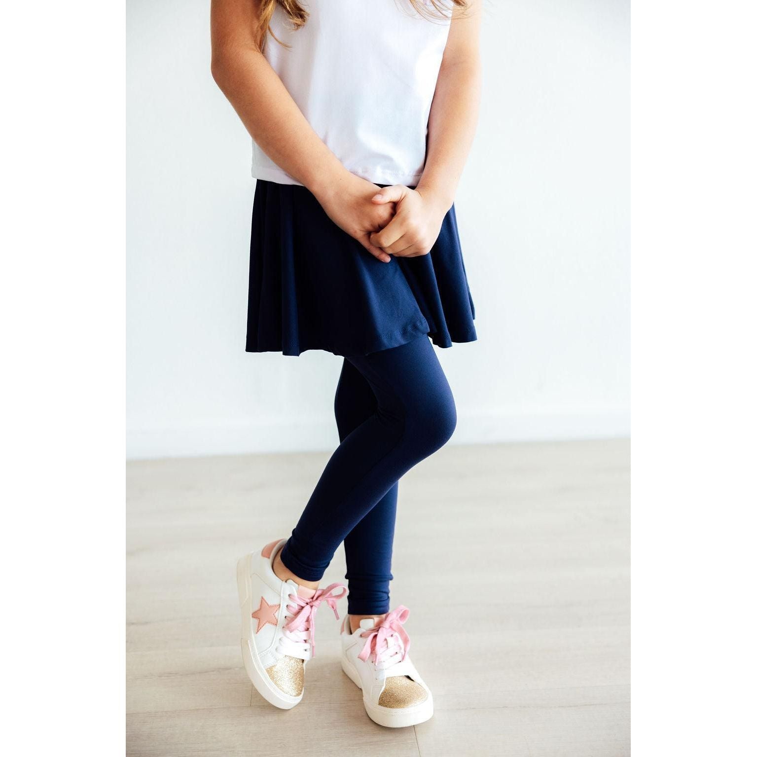 Navy Twirl Skegging