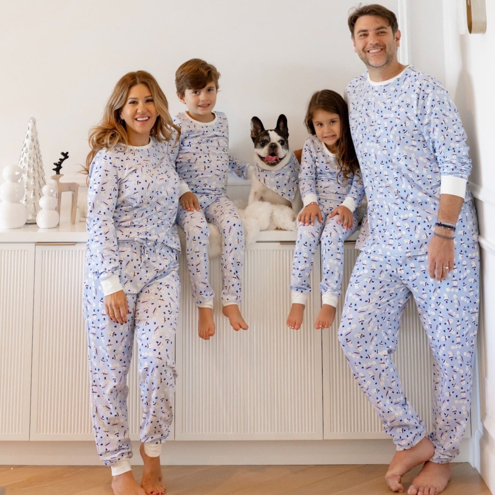 Organic Kids Pajamas - Winter Snowmen