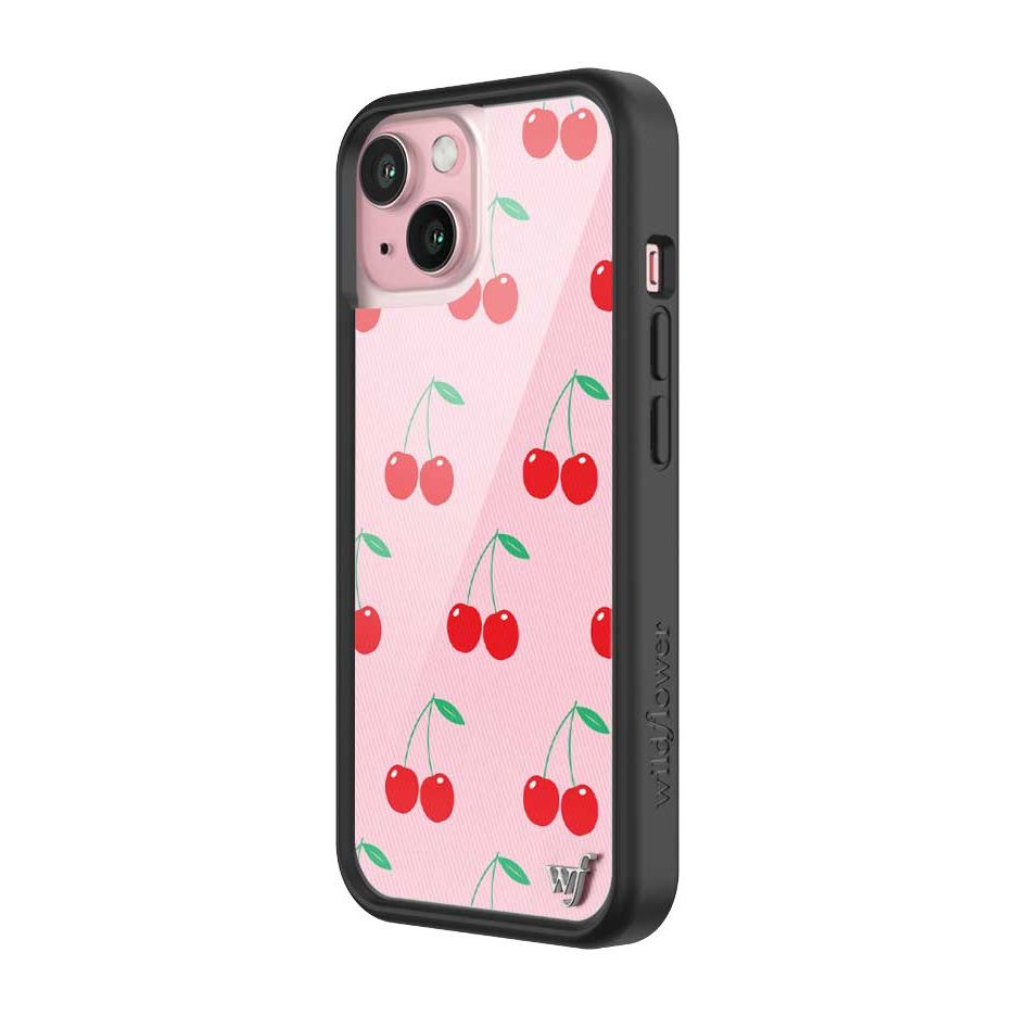 Pink Cherries iPhone Case