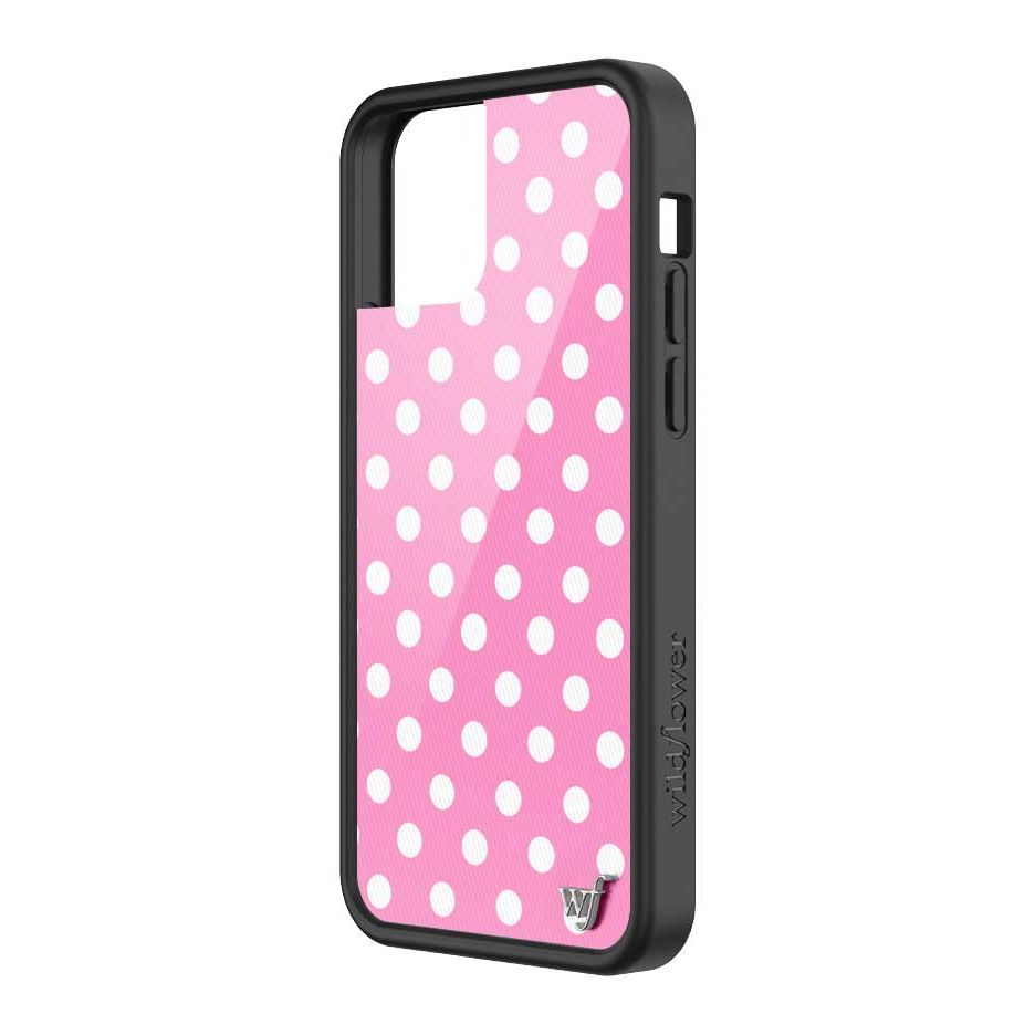 Polka Dot | Pink and White iPhone Case