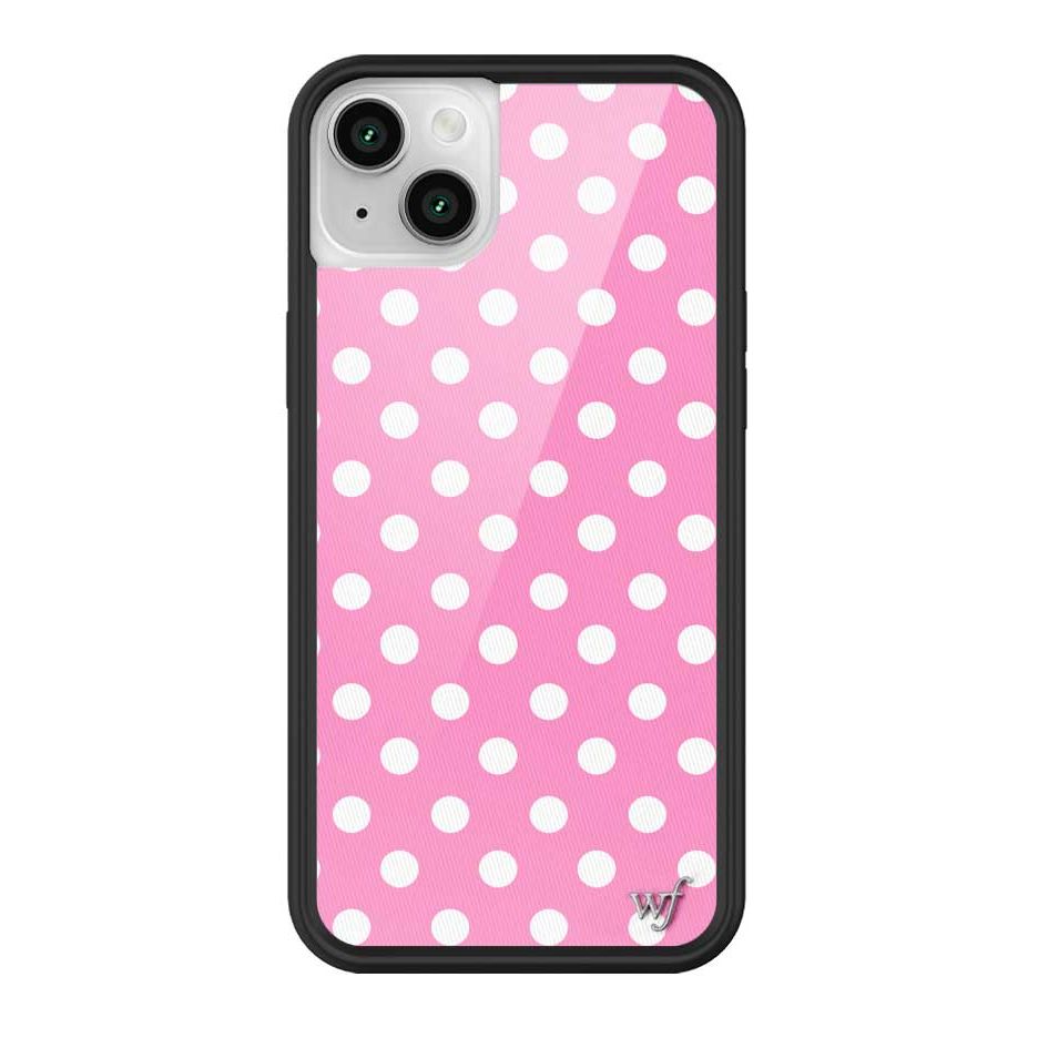 Polka Dot | Pink and White iPhone Case