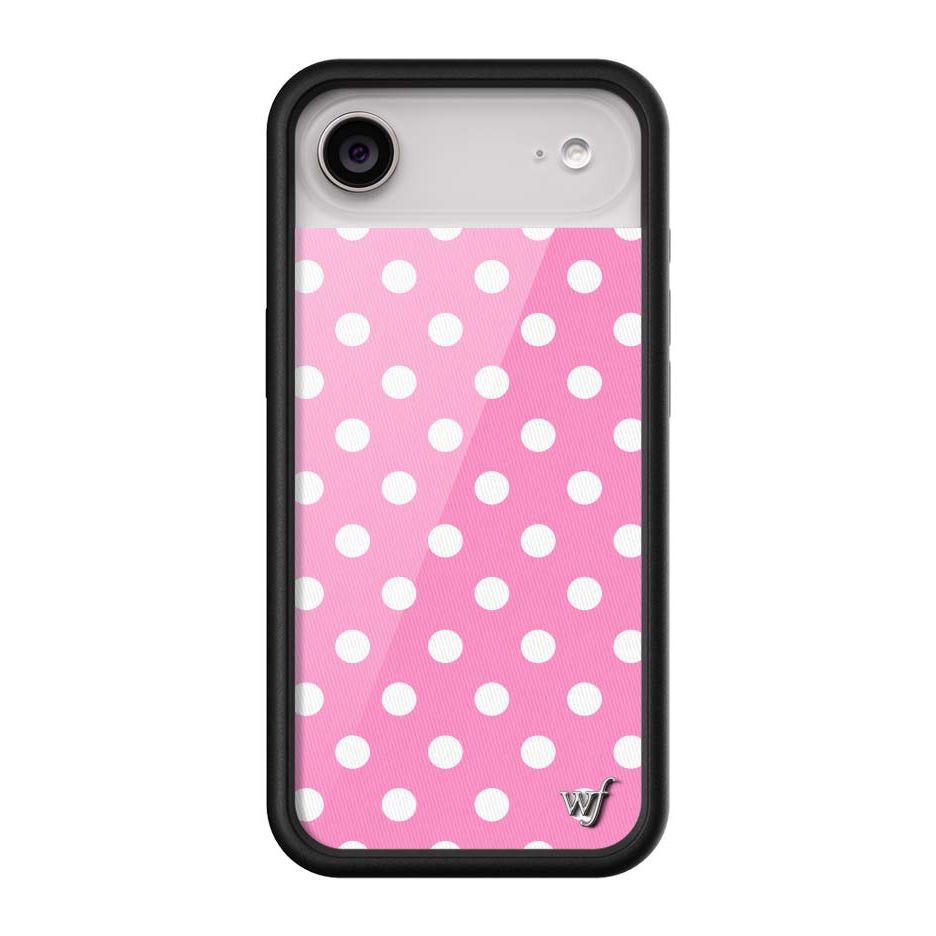 Polka Dot | Pink and White iPhone Case