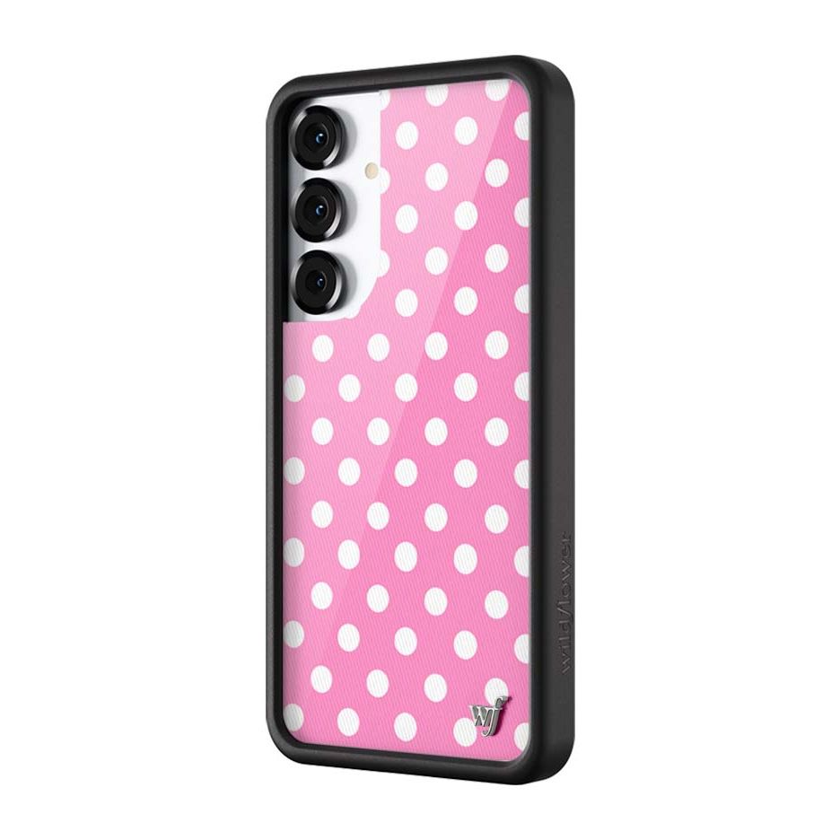 Polka Dot | Pink and White Samsung Galaxy Case