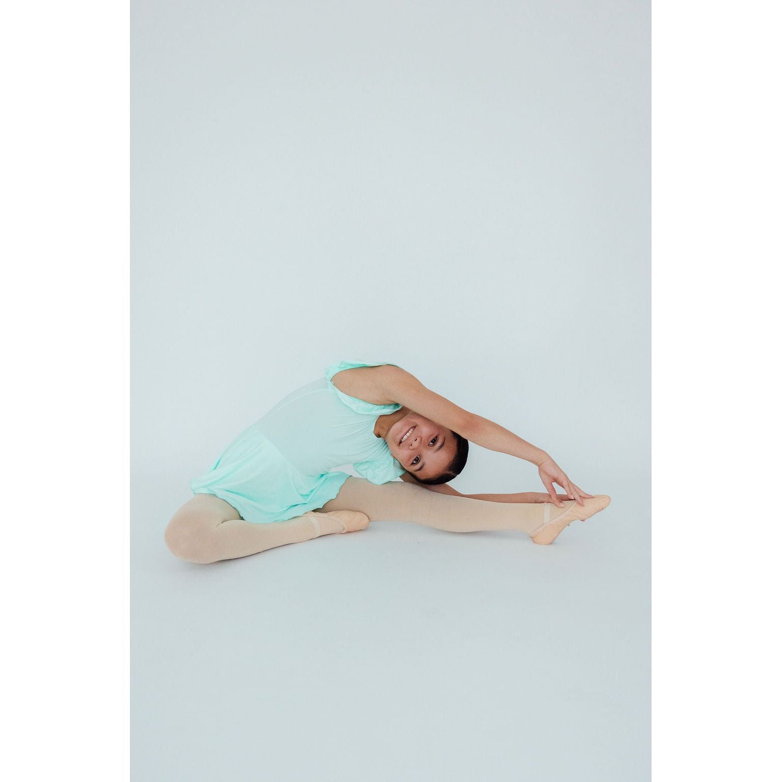Pastel Green S/S Twirl Leotard