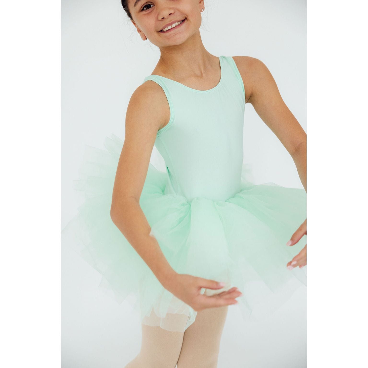 Pastel Green Tank Tutu Leotard