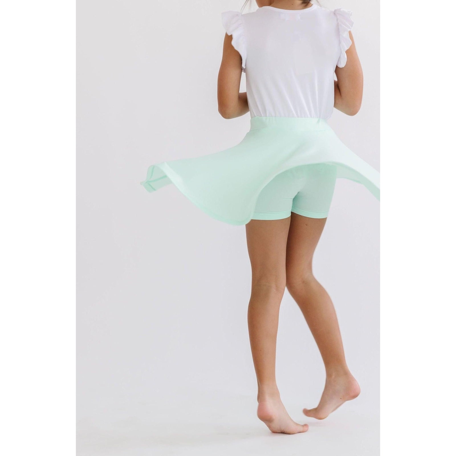 Pastel Green Twirl Skort
