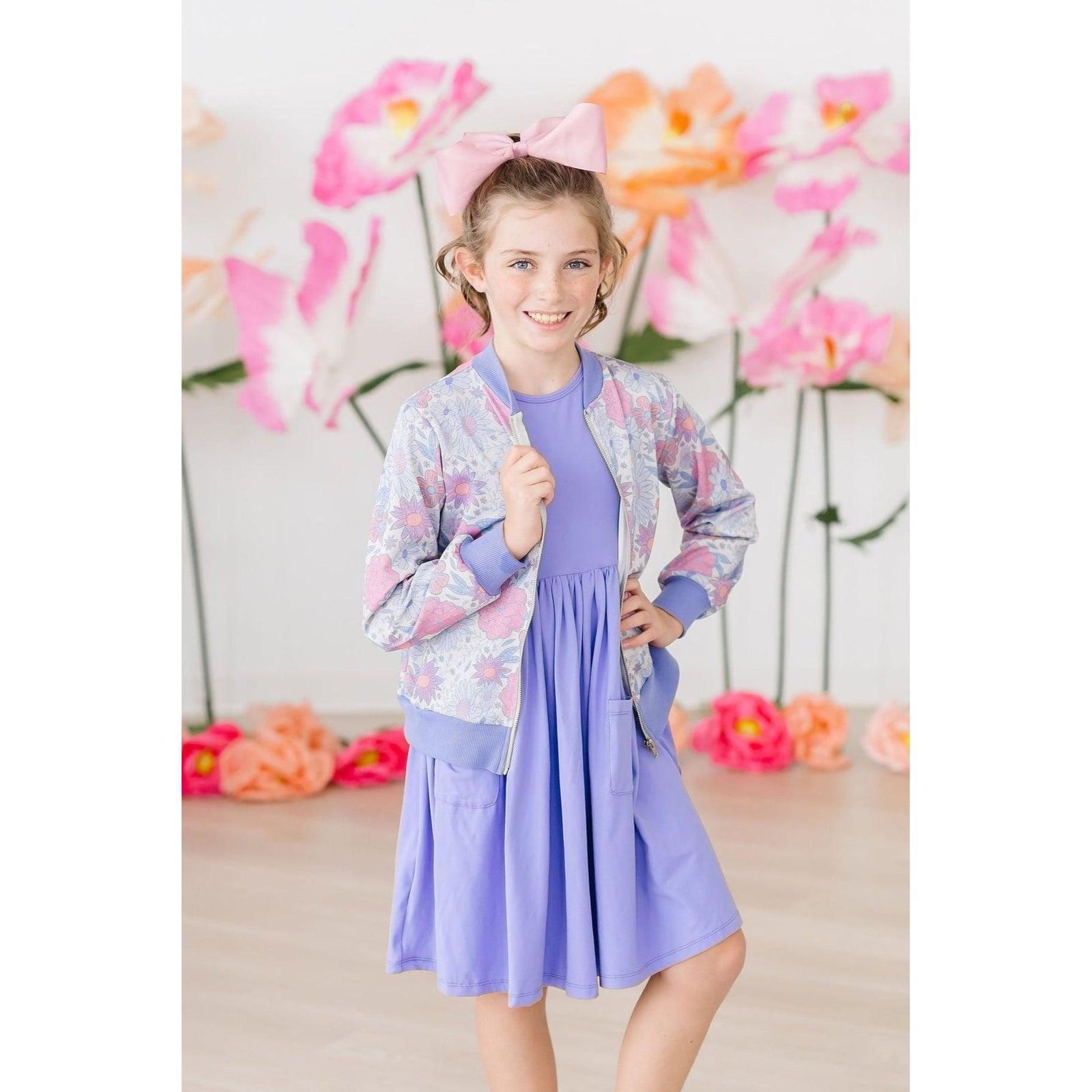 Periwinkle Pocket Tank Twirl Dress