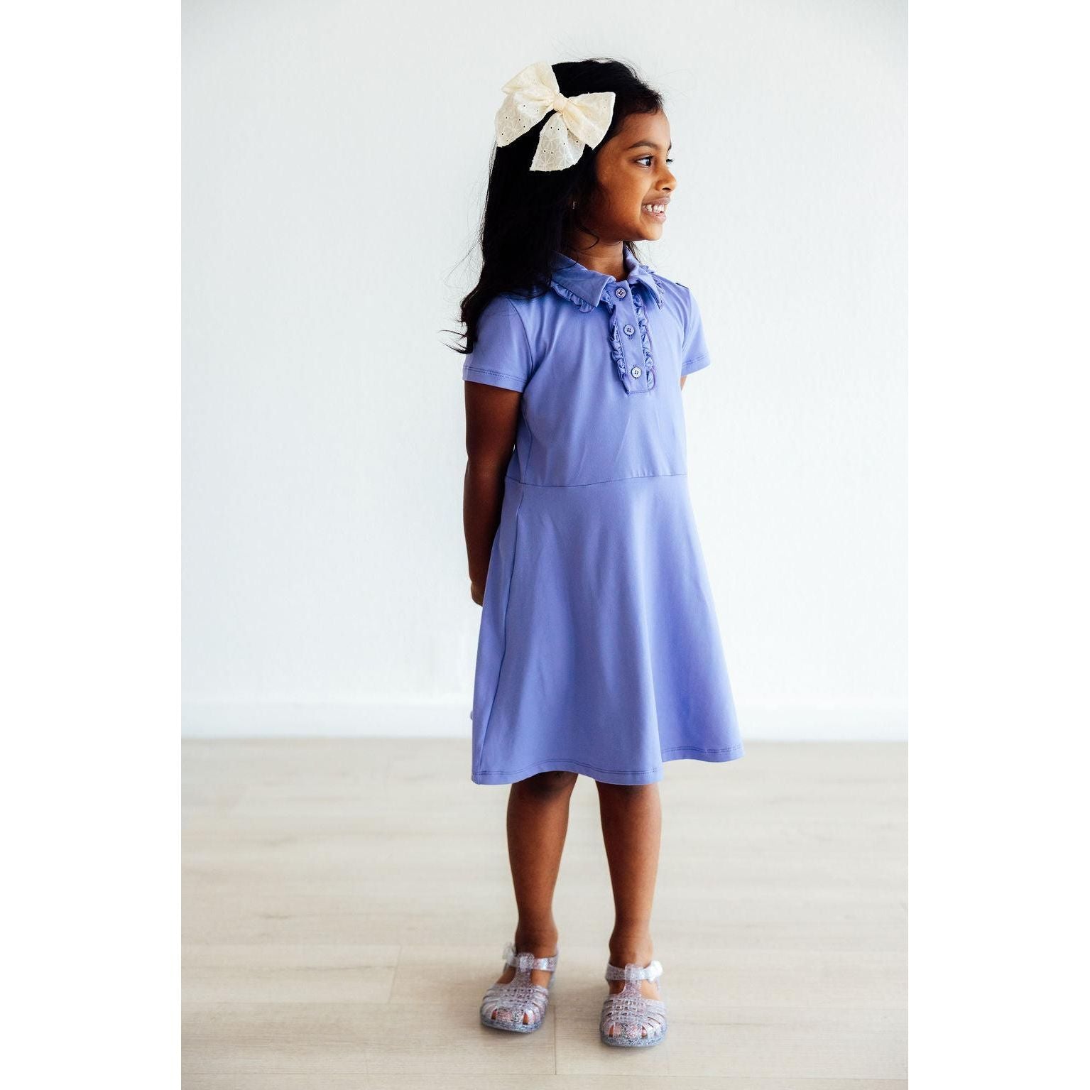 Periwinkle S/S Polo Dress