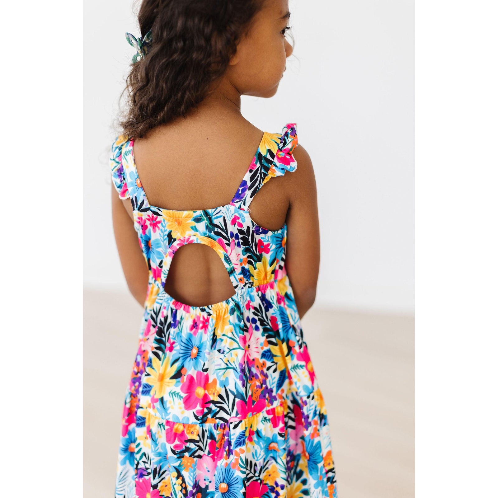 Petal Paradise Ruffle Maxi Dress