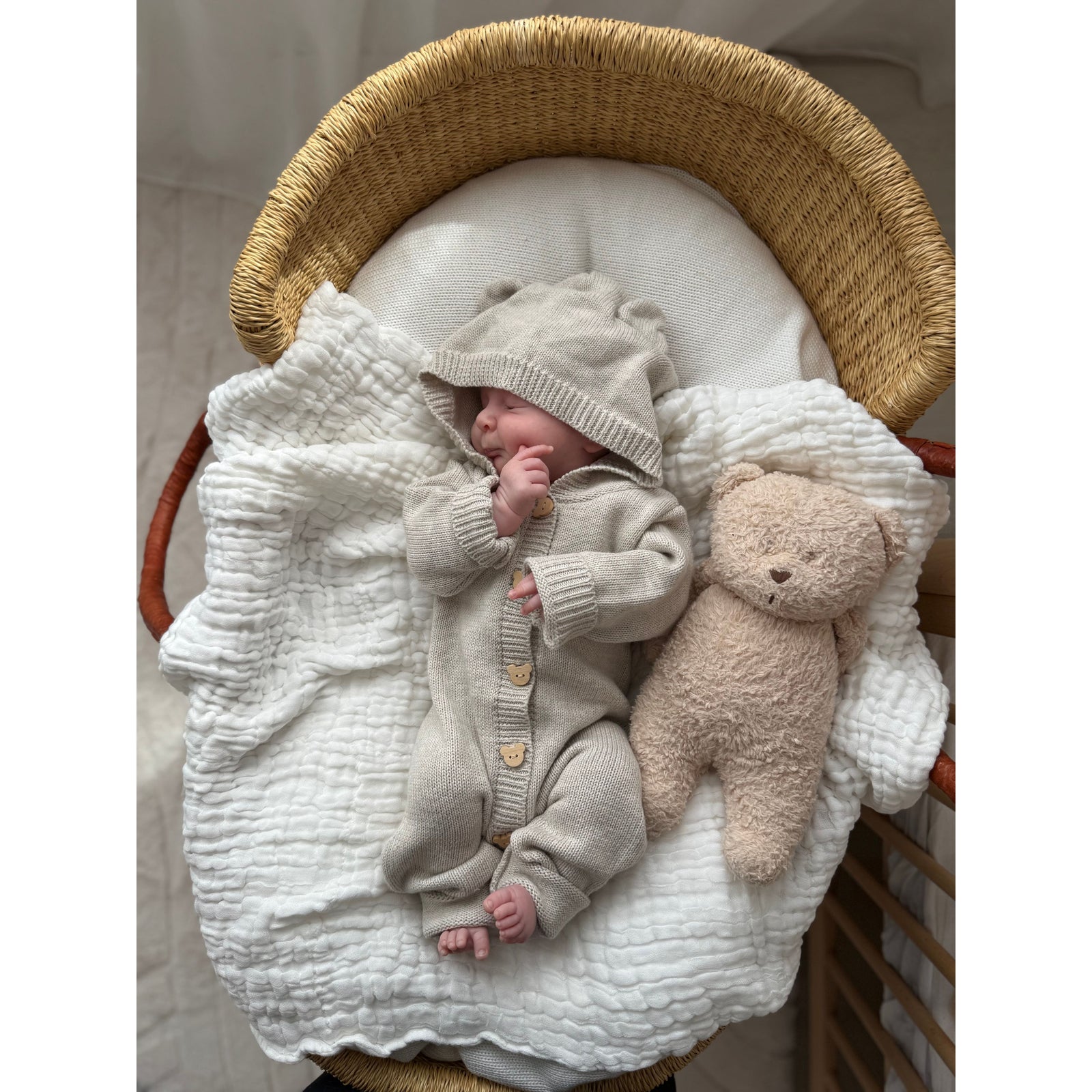 Bear Cub Jumpsuit - Natural