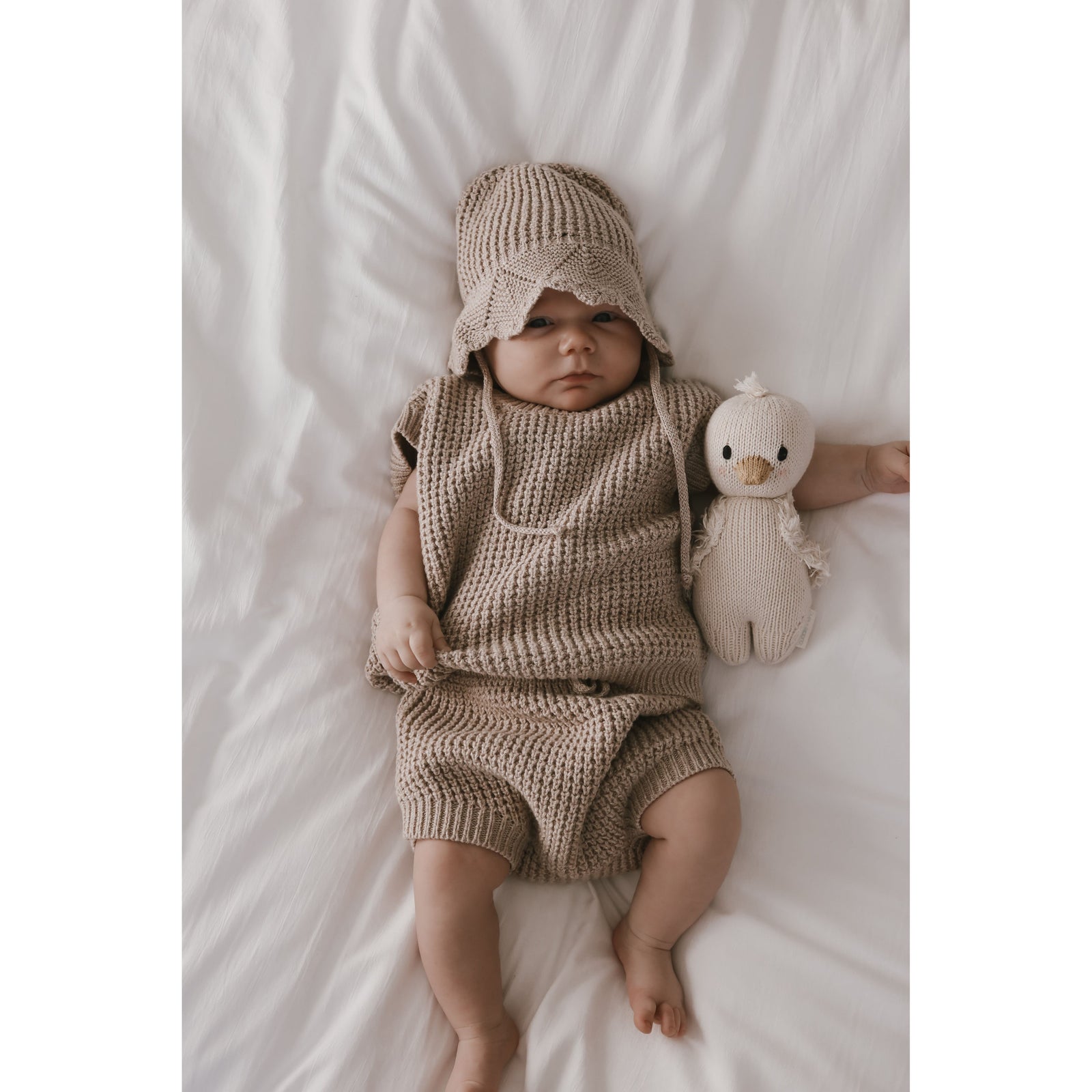 Luna + Luca Summer Tank Set - Heather Beige