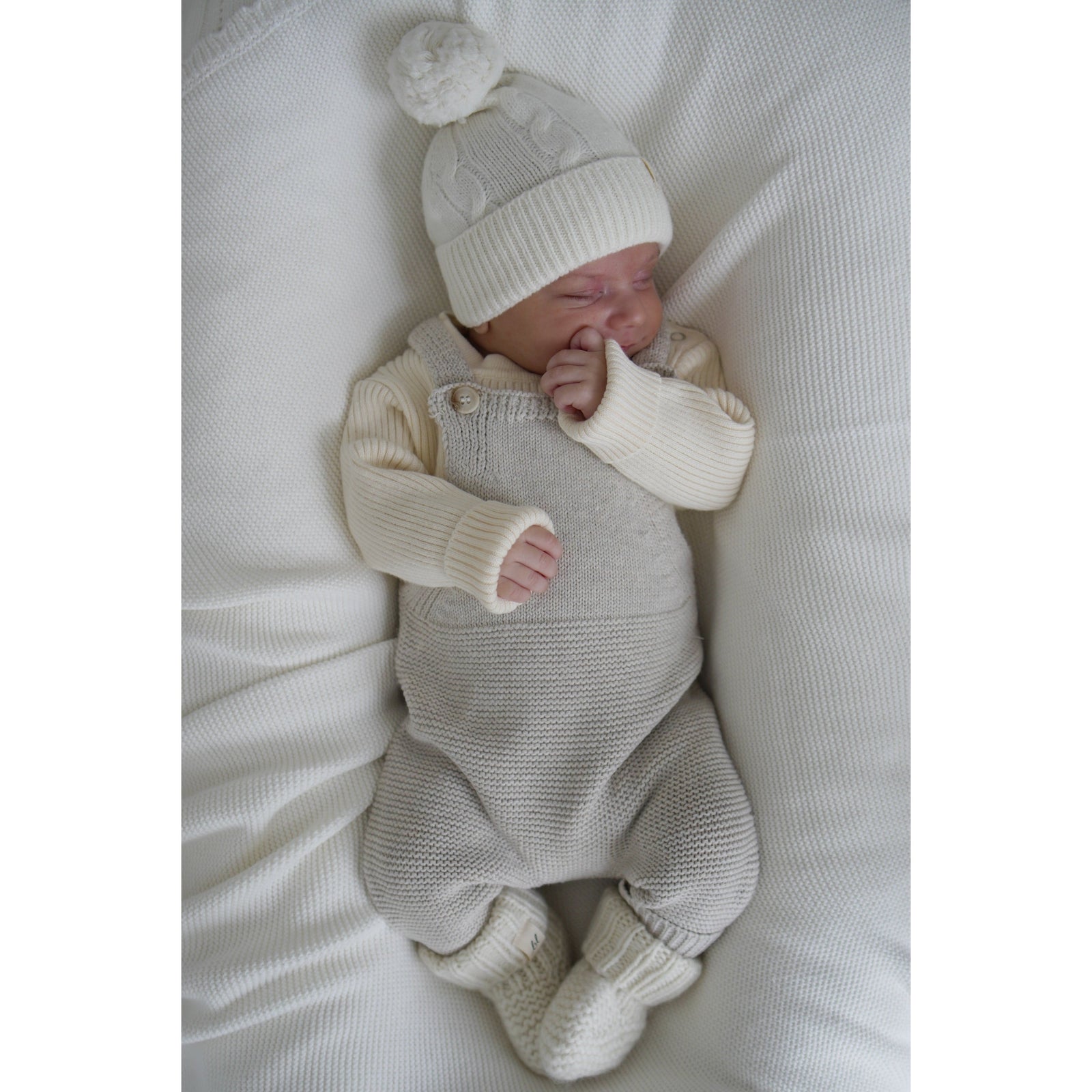 Luna + Luca Baby Rib Bodysuit - Cream