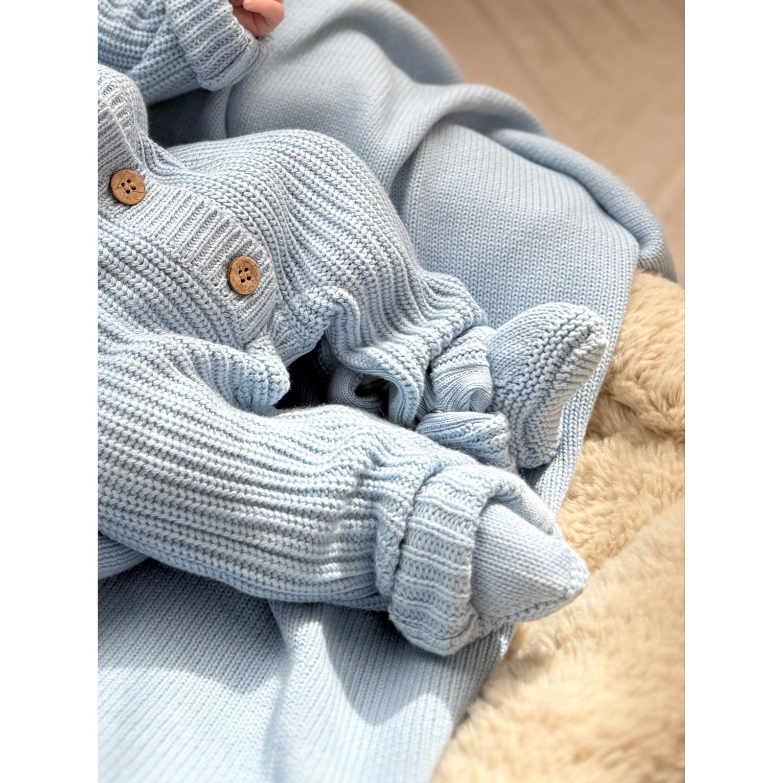 Classic Booties - Powder Blue