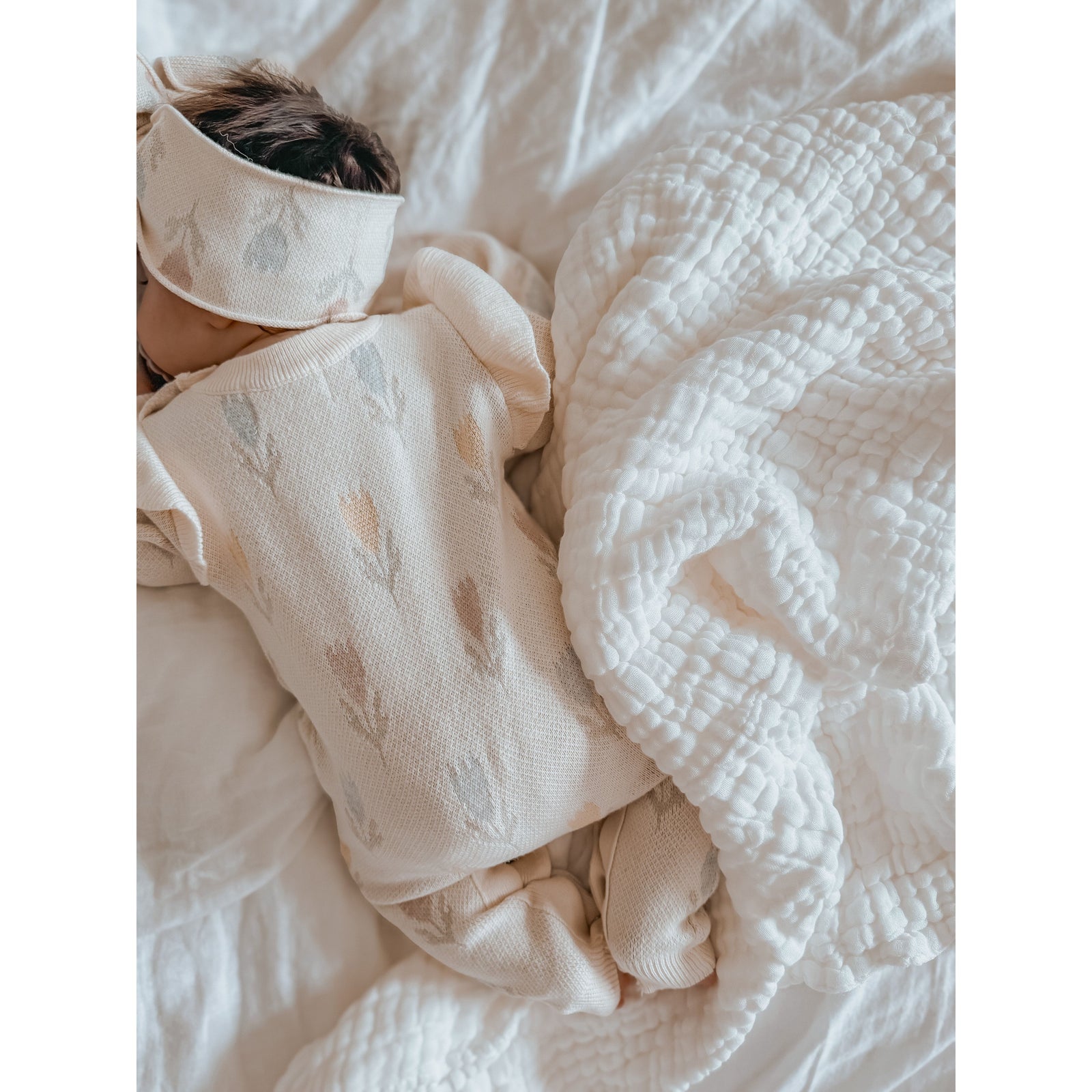 Luna + Luca Tulip Jacquard Jumpsuit