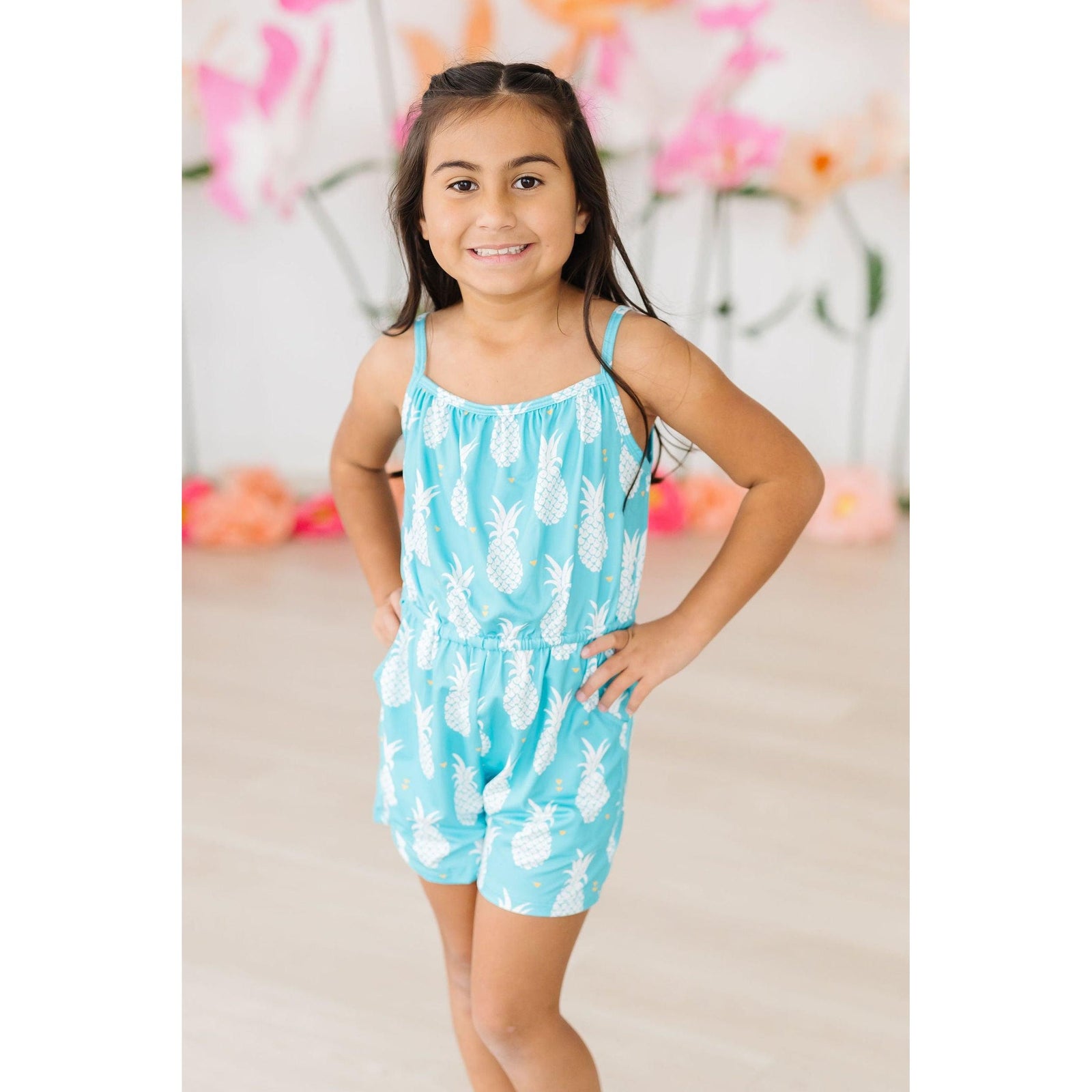 Pineapple Party Strappy Play Romper