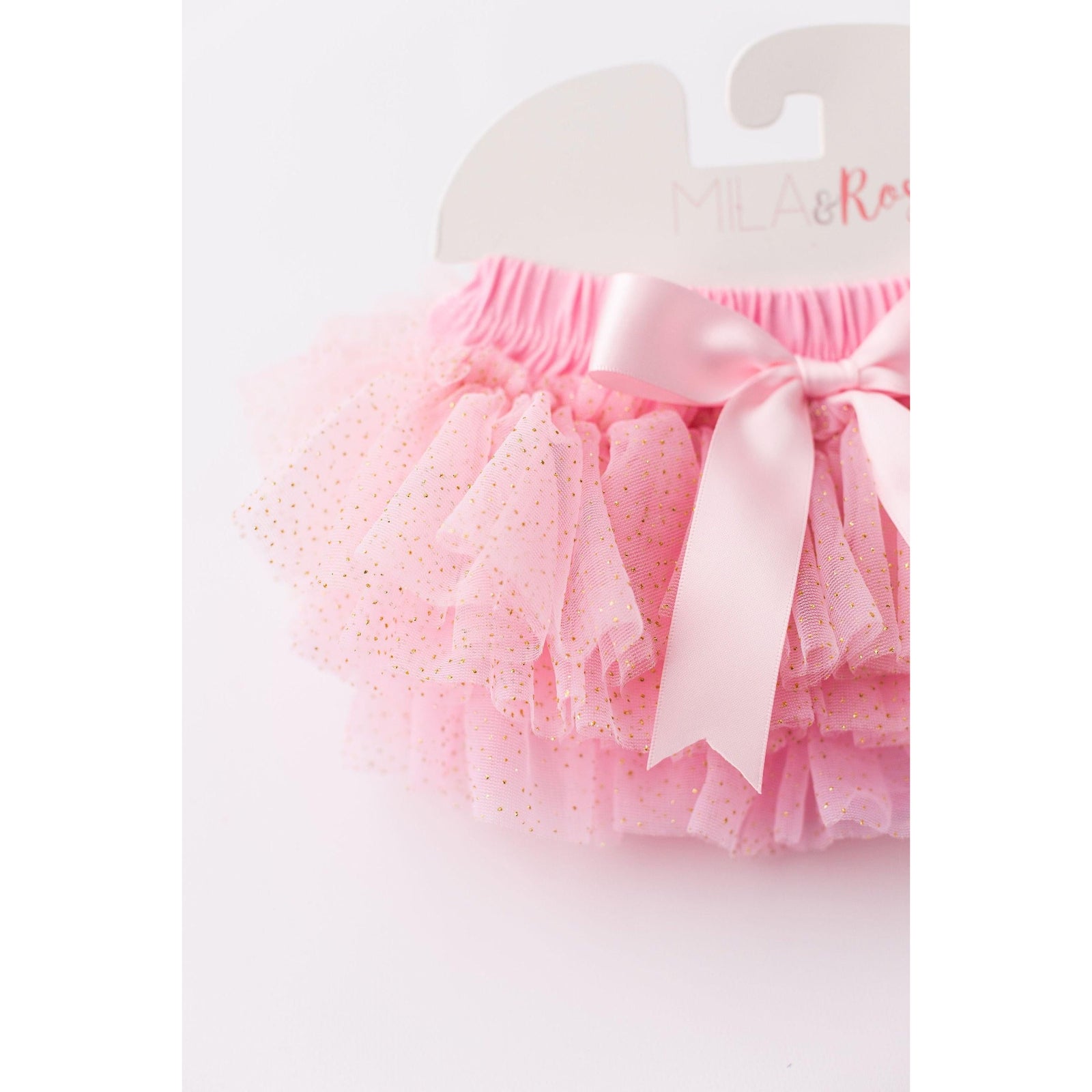 Pink & Gold Glitter Ruffle Tutu Bloomer
