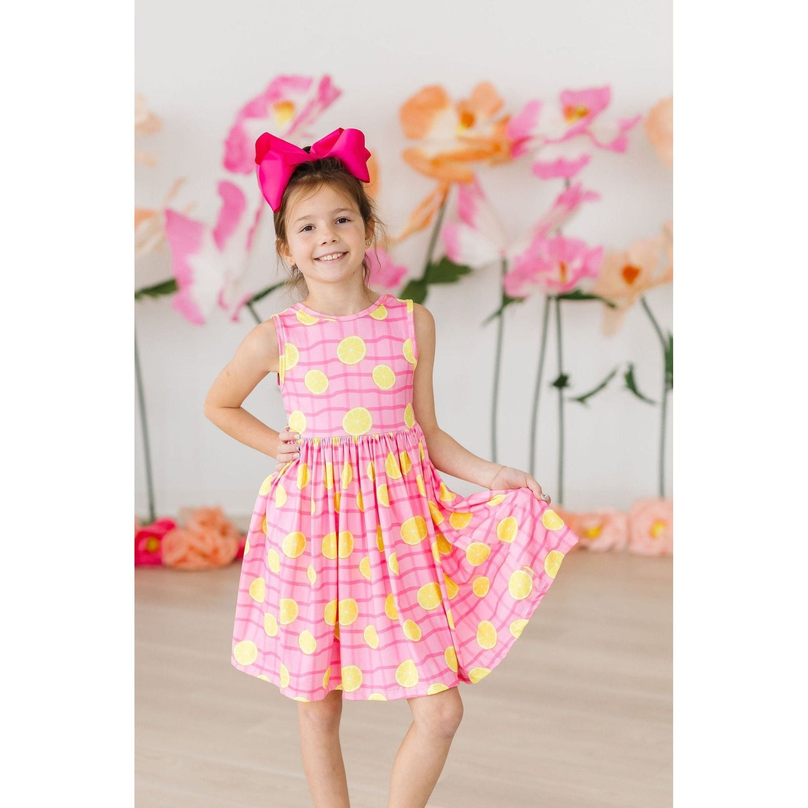 Pink Lemonade Tank Twirl Dress
