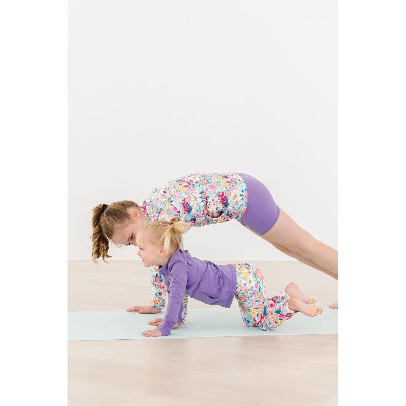 Playful Purple Active Shorty Shorts