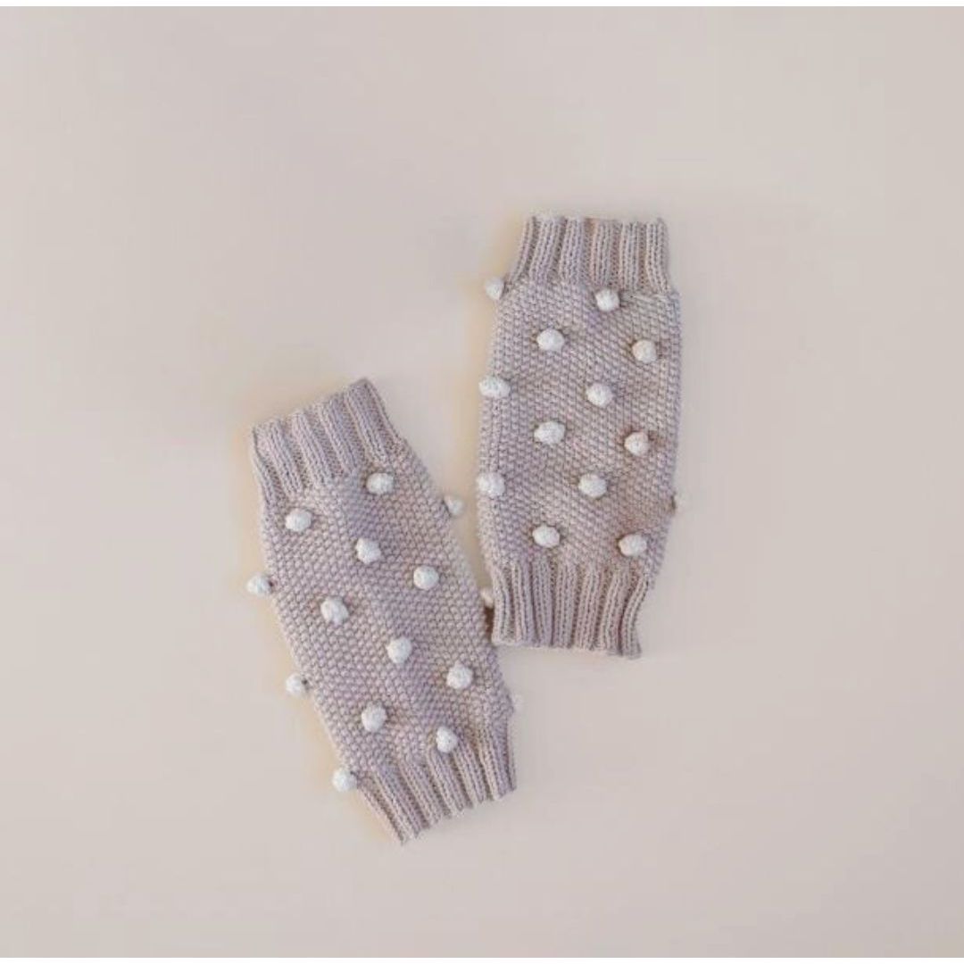 Popcorn Knit Leg Warmers