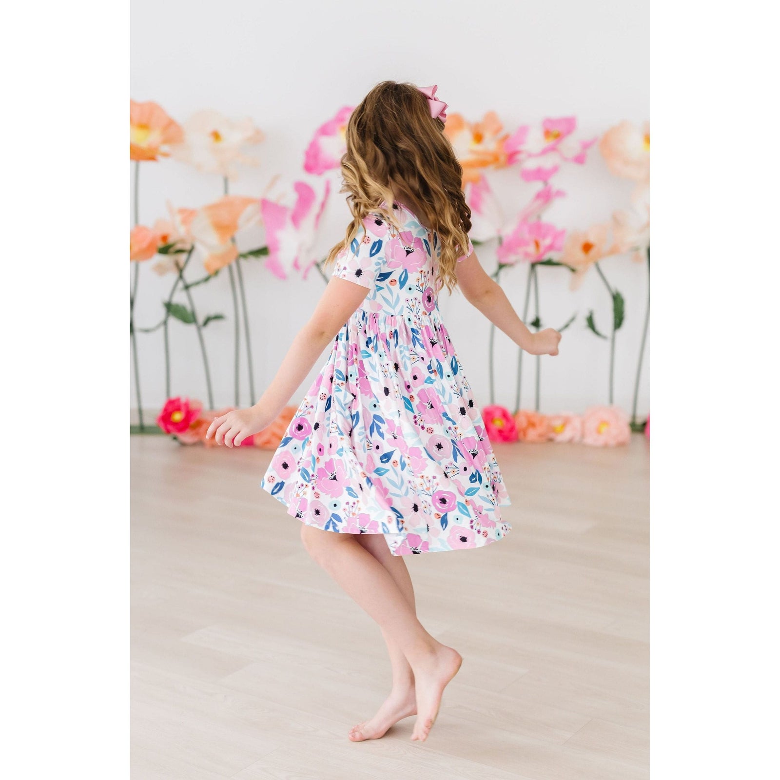 Pretty in Purple S/S Pocket Twirl Dress