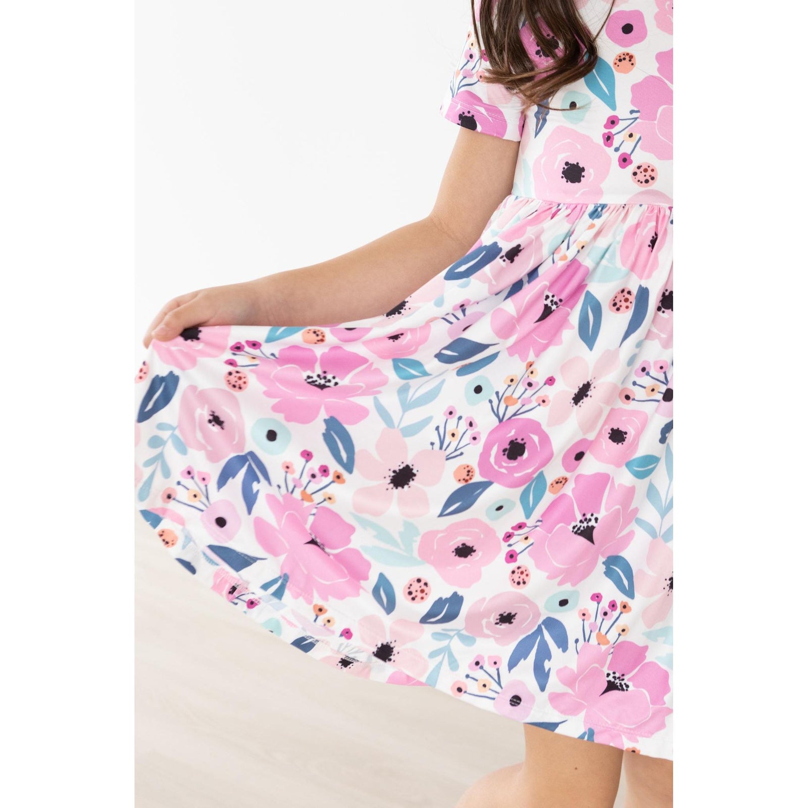Pretty in Purple S/S Pocket Twirl Dress