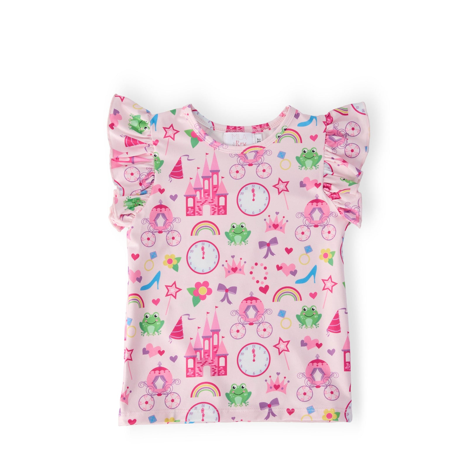 Princess & the Froggie S/S Ruffle Tee