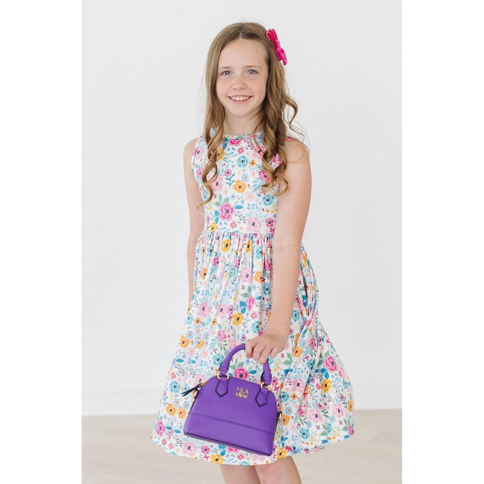 Purple Girl's Crossbody Purse