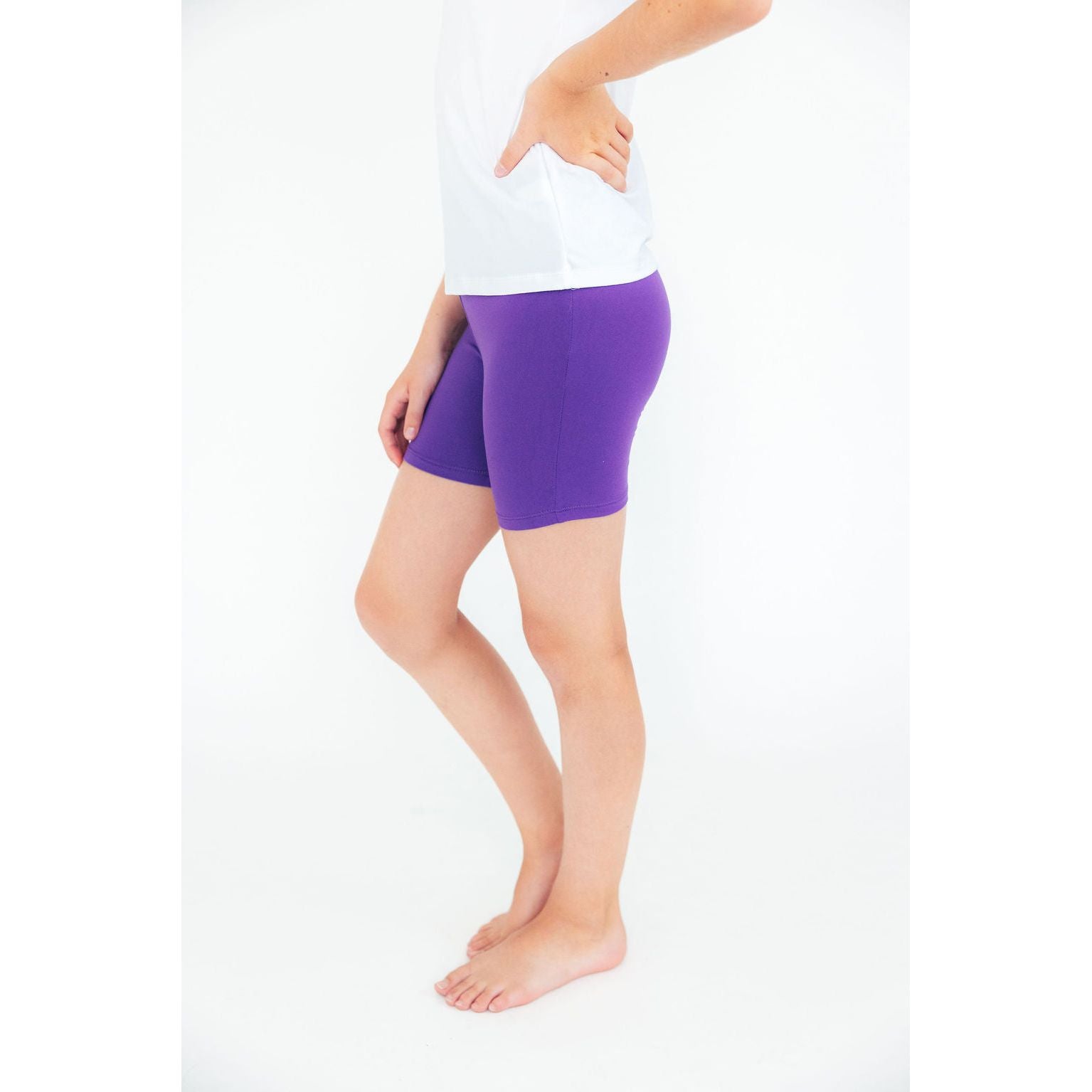 Purple Twirl Shorts