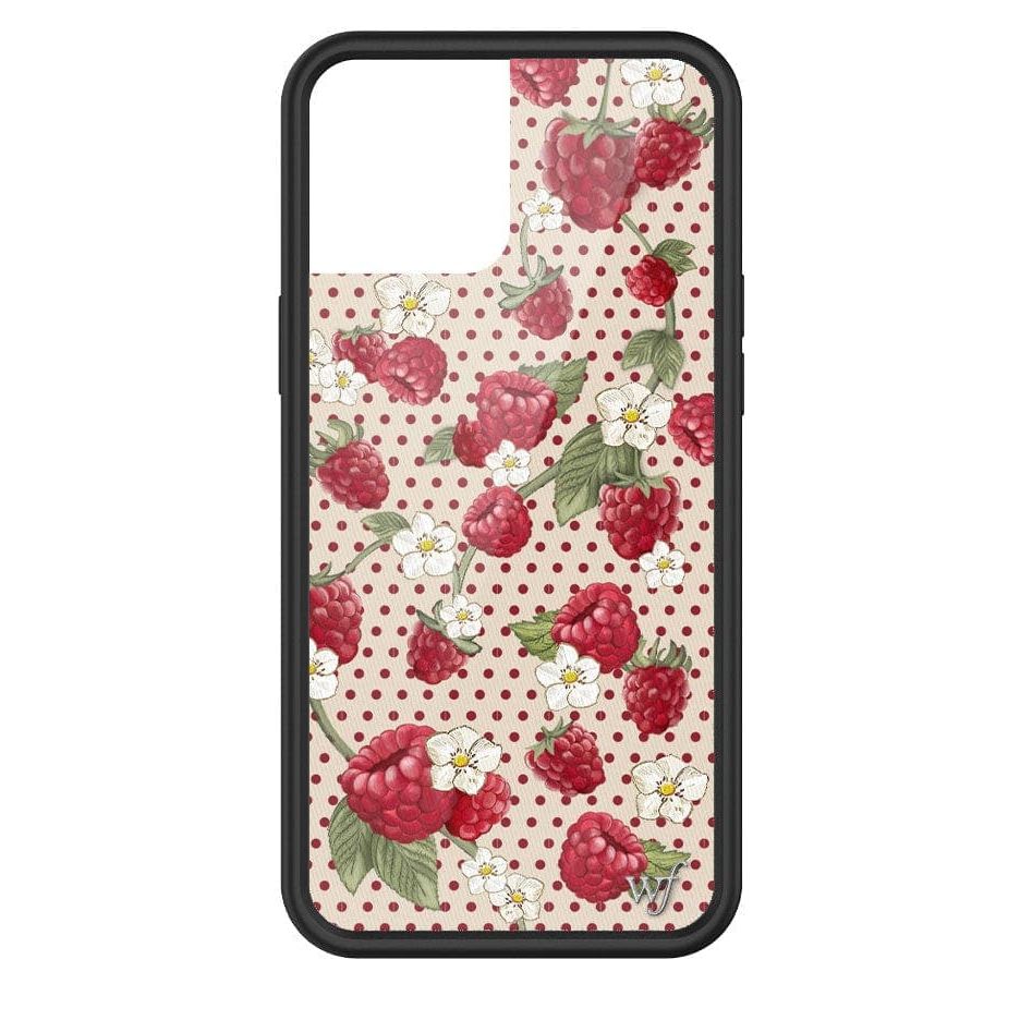 Raspberry Polka Dot iPhone Case