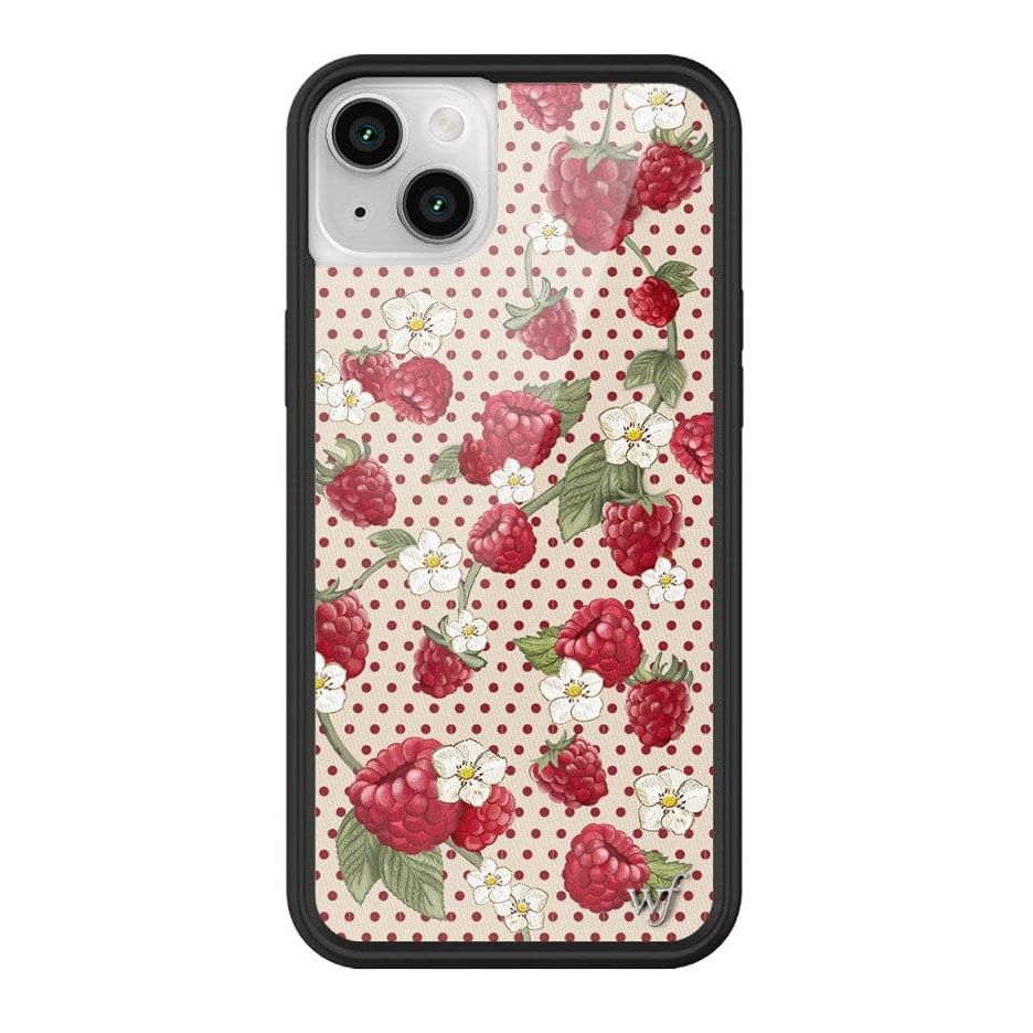 Raspberry Polka Dot iPhone Case