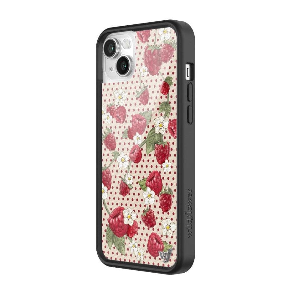 Raspberry Polka Dot iPhone Case