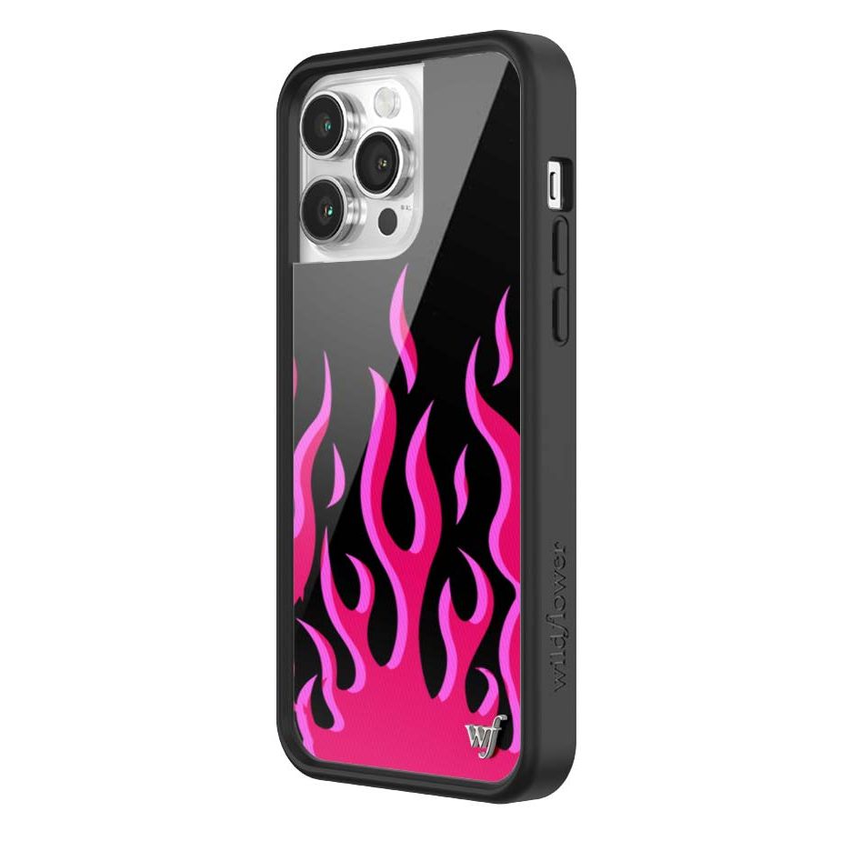 Flames | Black & Red iPhone Case