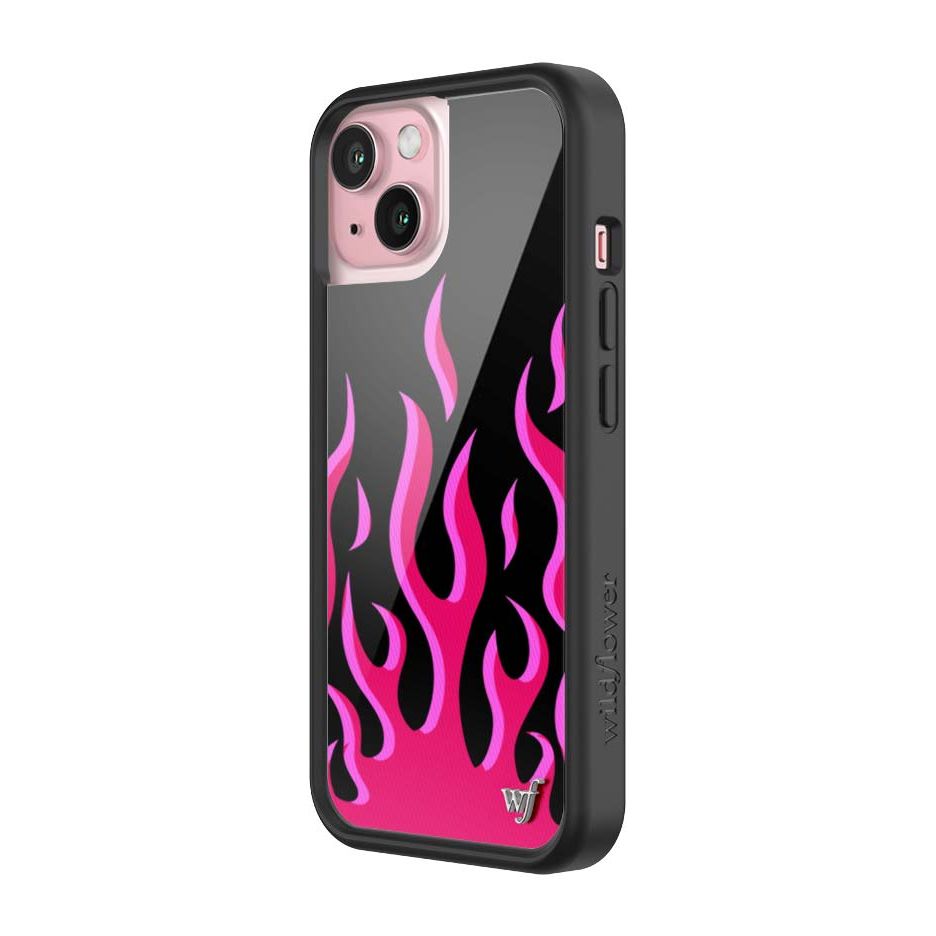 Flames | Black & Red iPhone Case