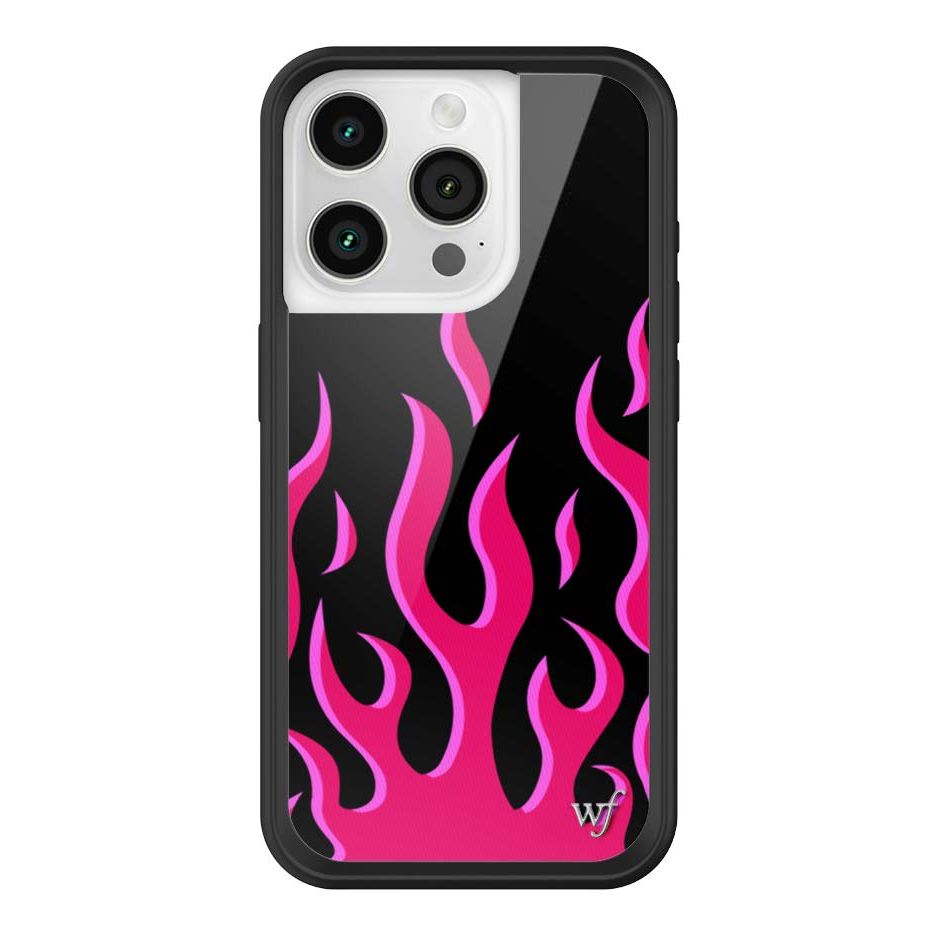 Flames | Black & Red iPhone Case