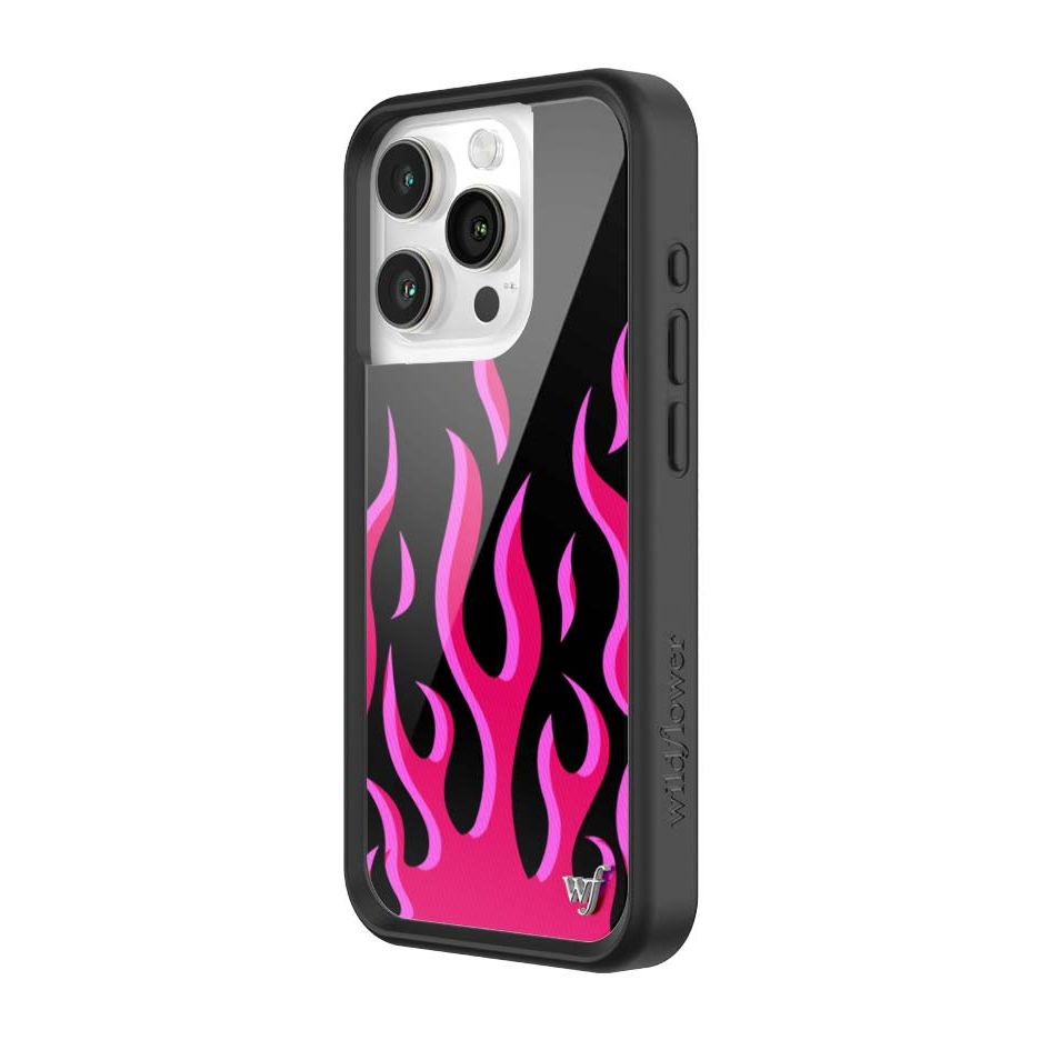 Flames | Black & Red iPhone Case