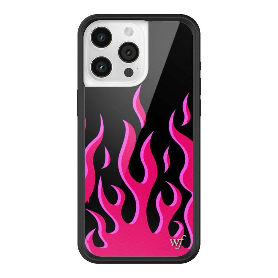 Flames | Black & Red iPhone Case
