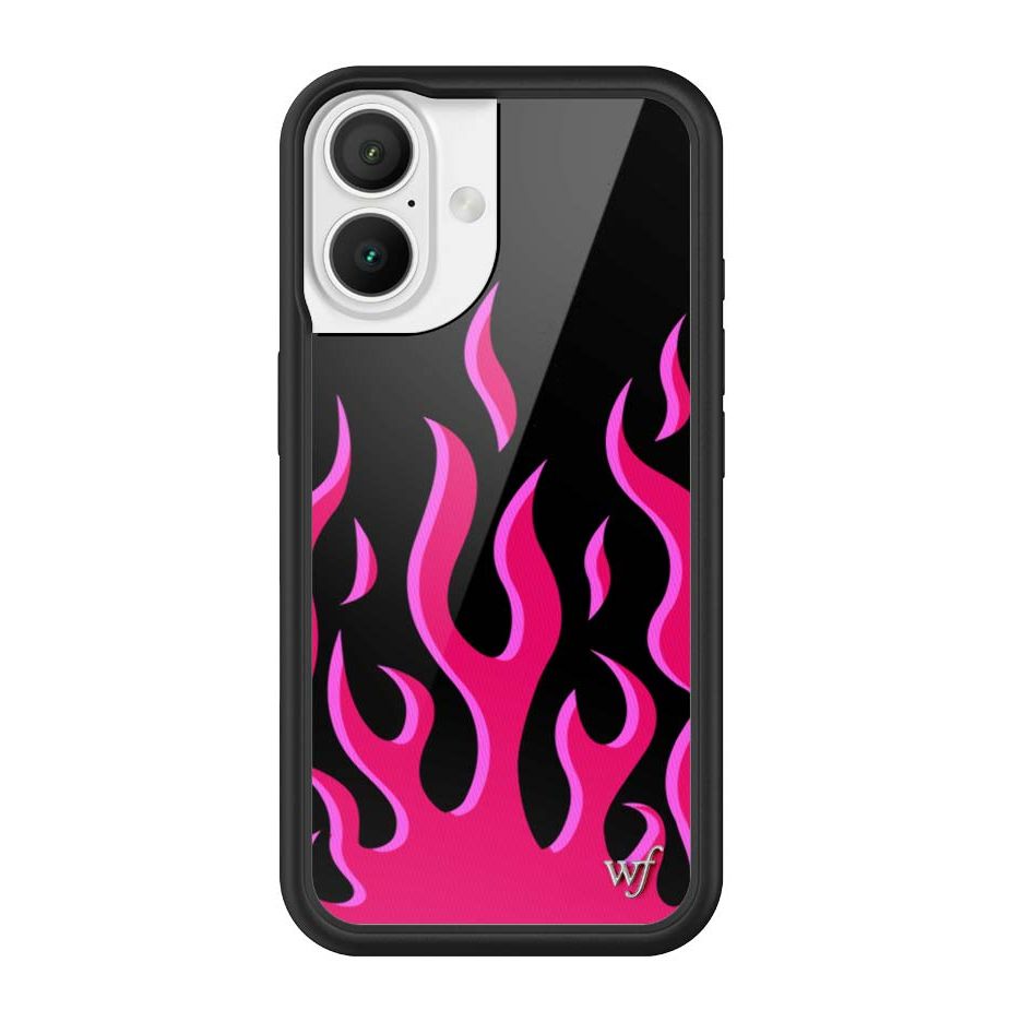 Flames | Black & Red iPhone Case