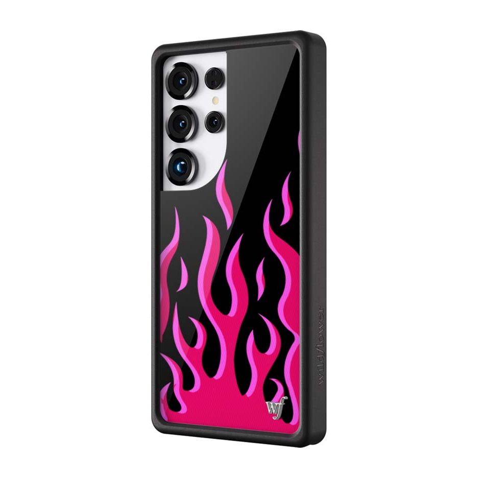 Flames | Black & Red Samsung Galaxy Case