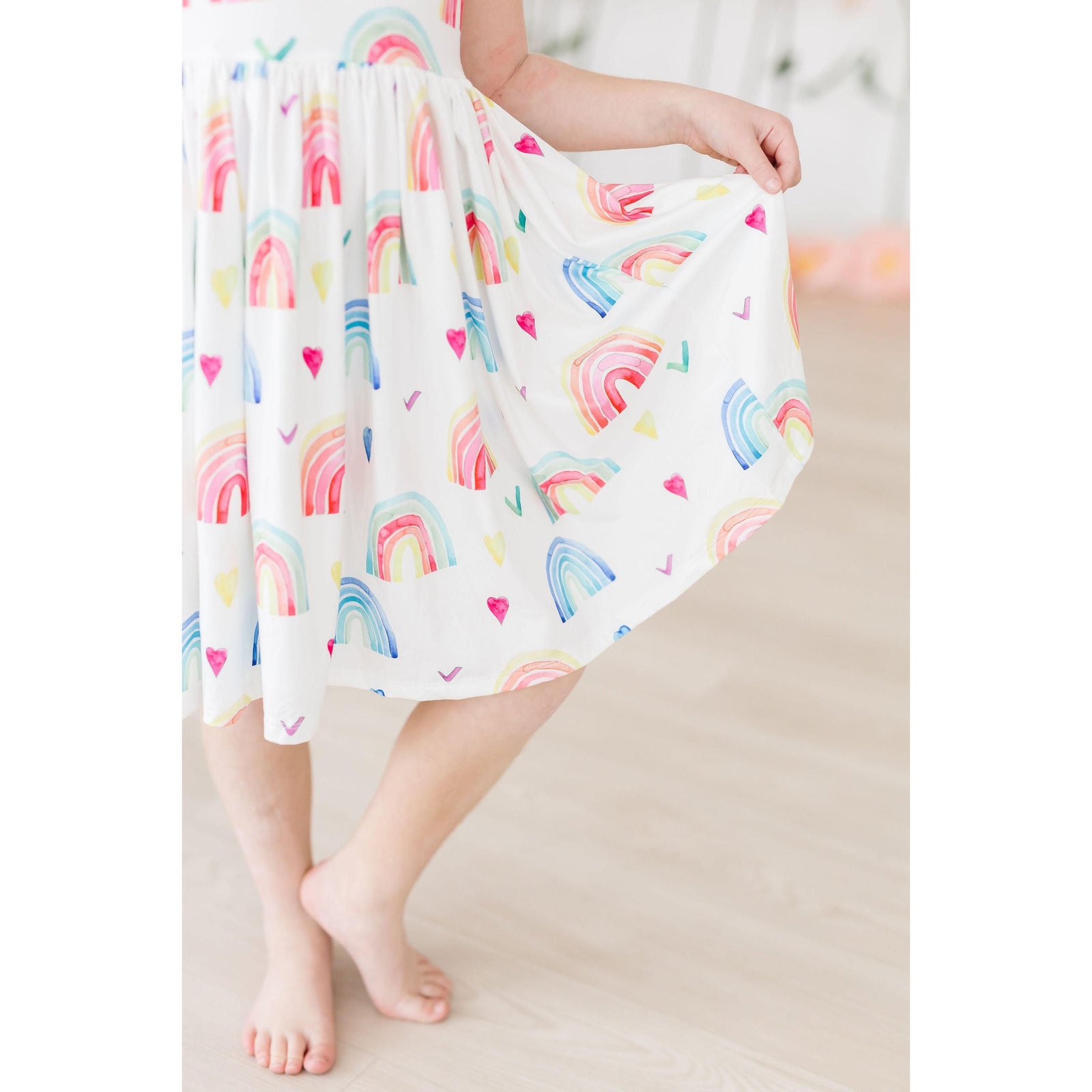 Radiant Rainbows Tank Twirl Dress