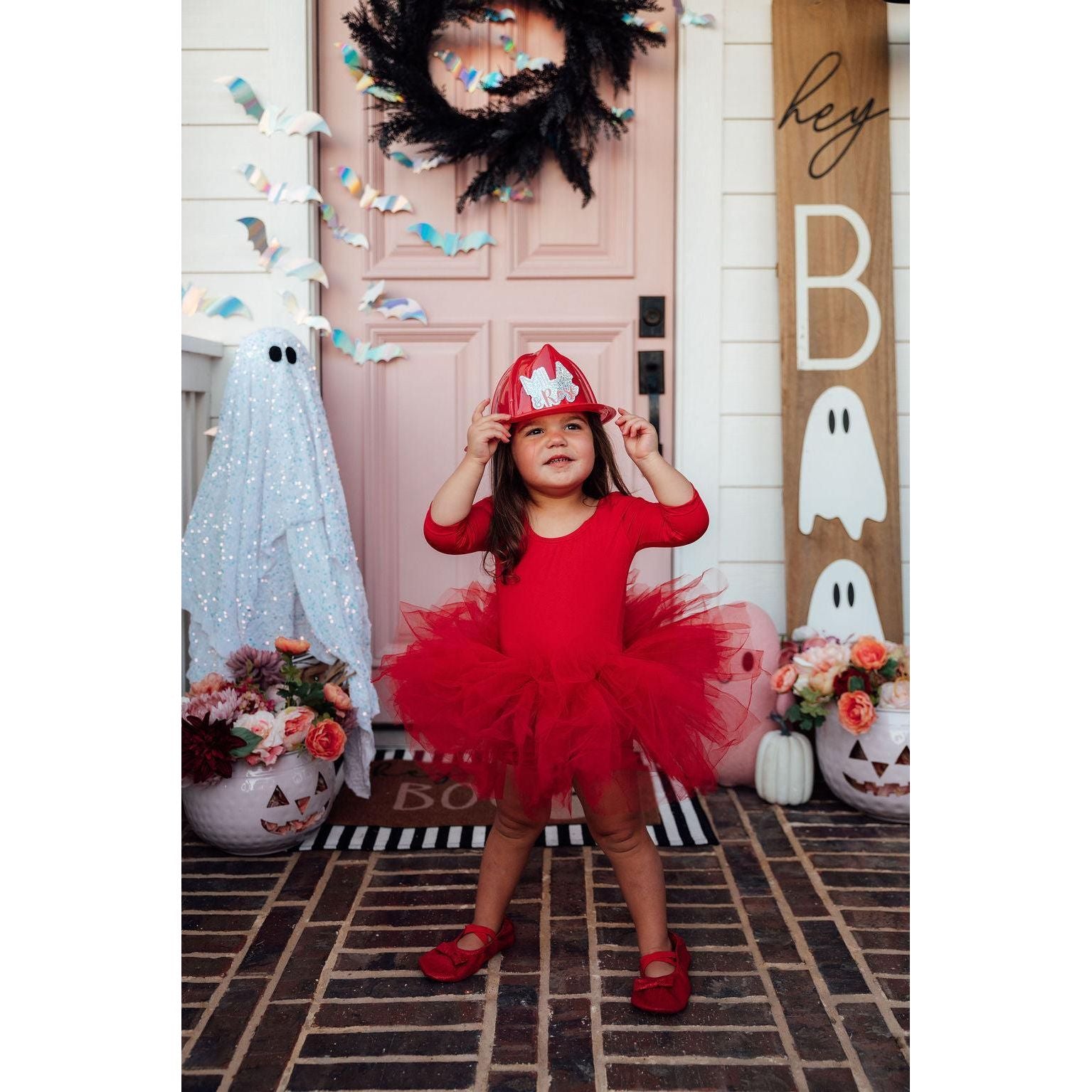 Red 3/4 Tutu Leotard