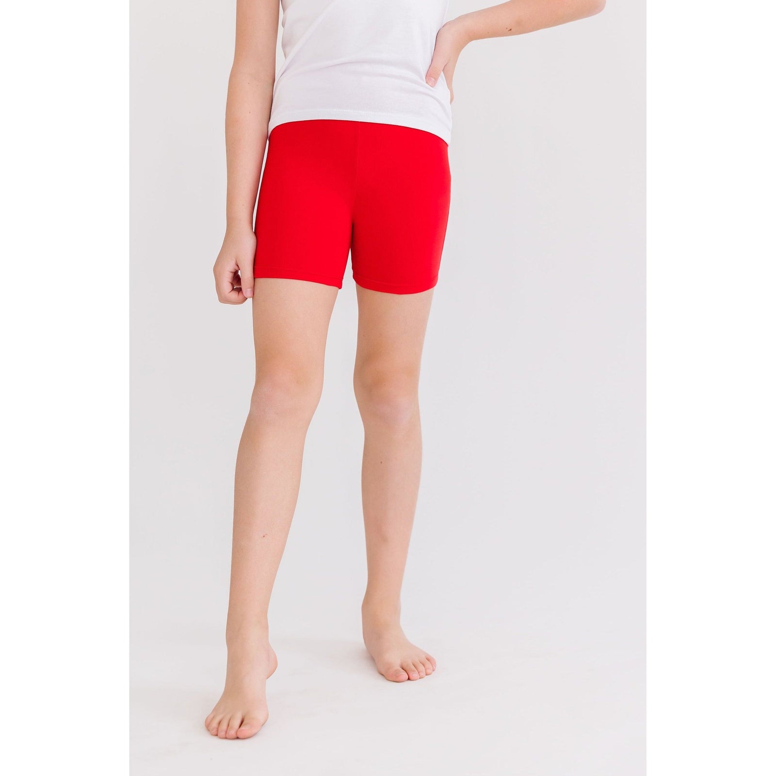 Red Twirl Shorts