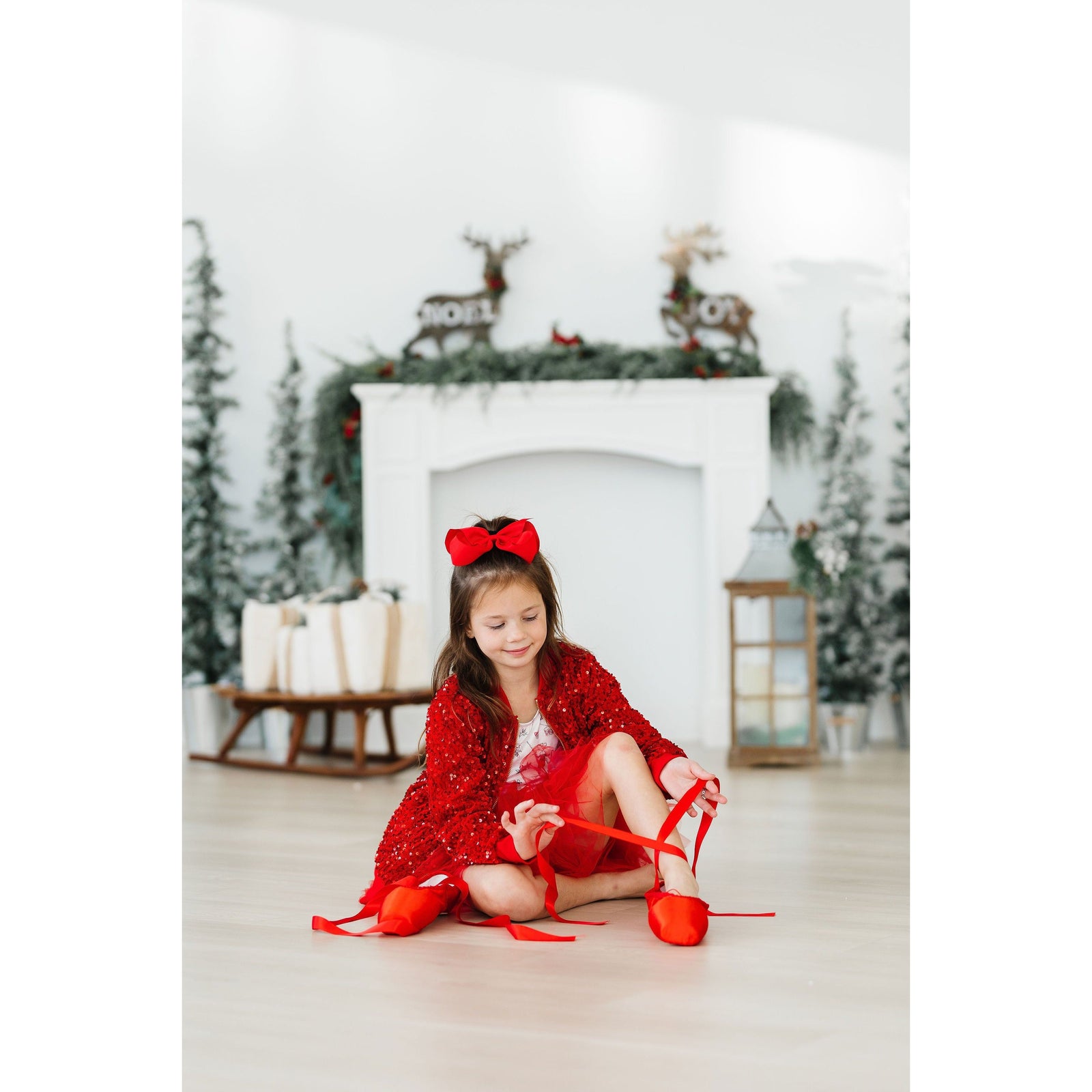 Red Velvet Sequin Jacket