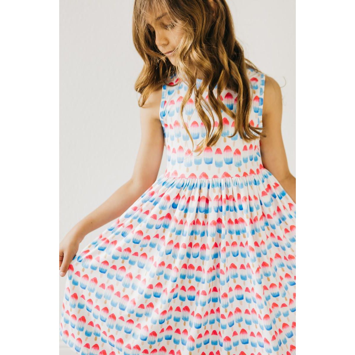 Red, White & Cute Tank Twirl Dress