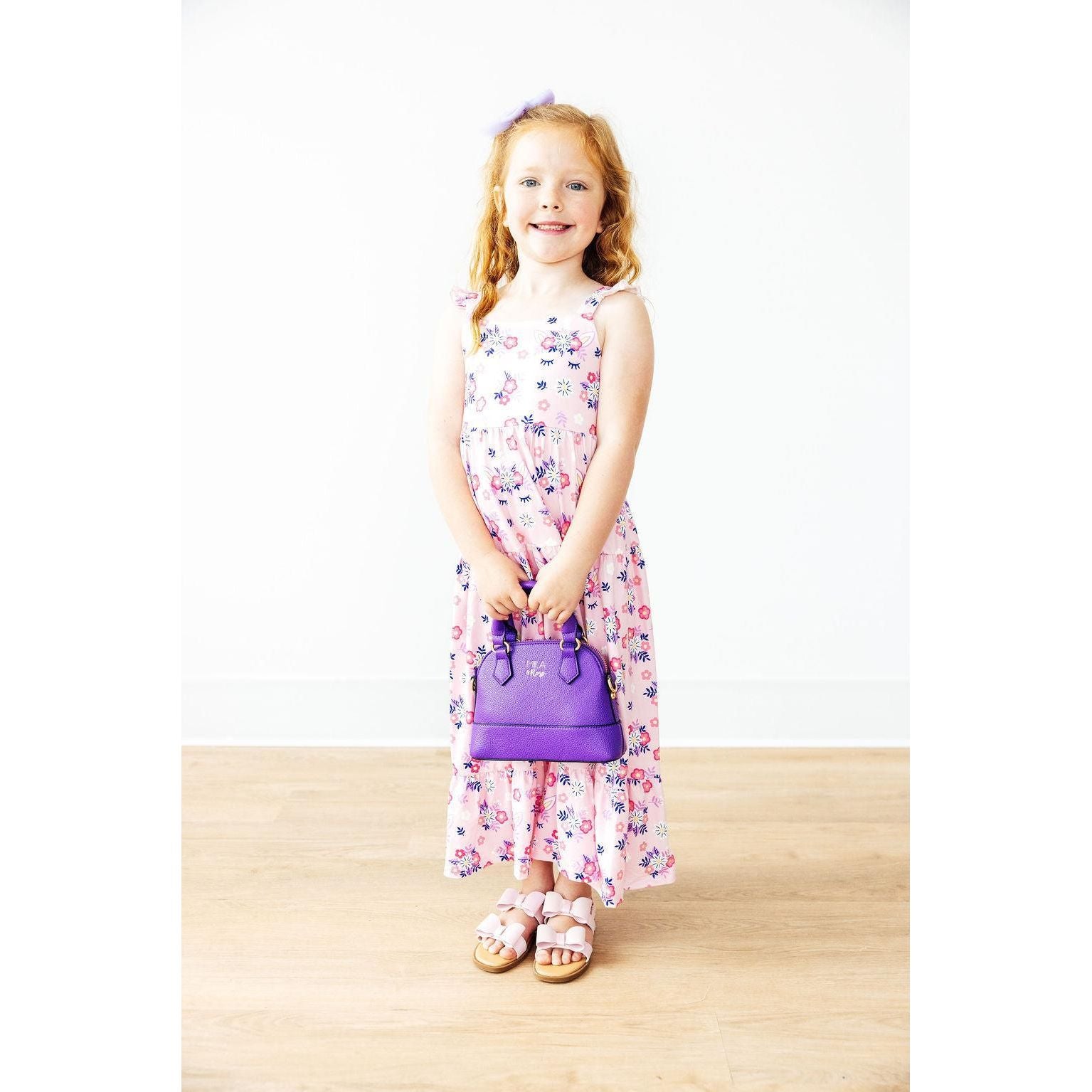 Retro Daydream Ruffle Maxi Dress