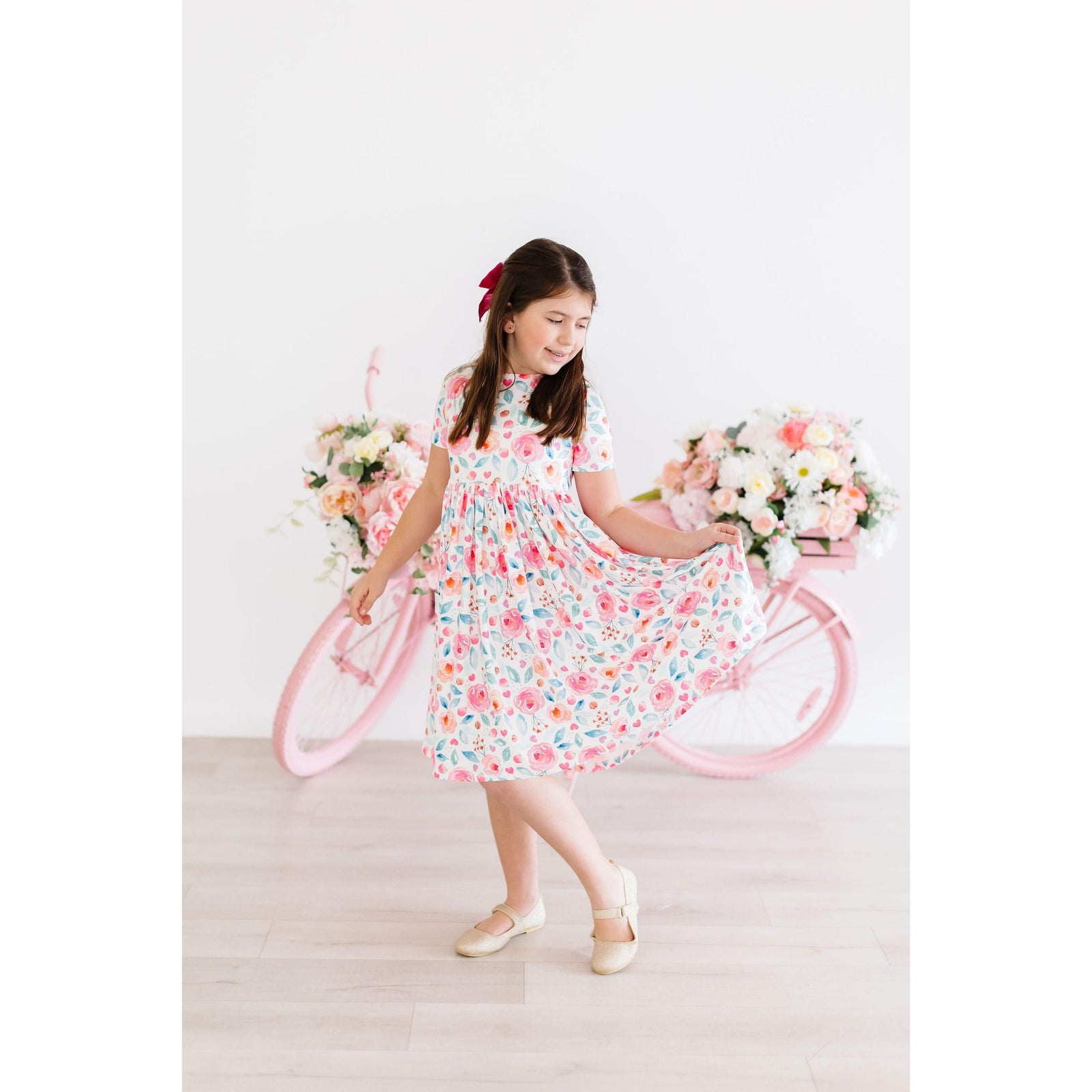 Rosettes S/S Pocket Twirl Dress