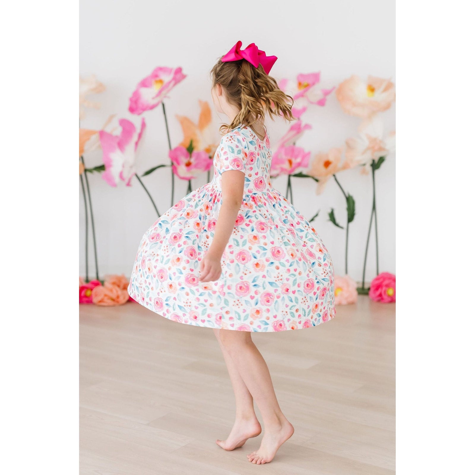 Rosettes S/S Pocket Twirl Dress